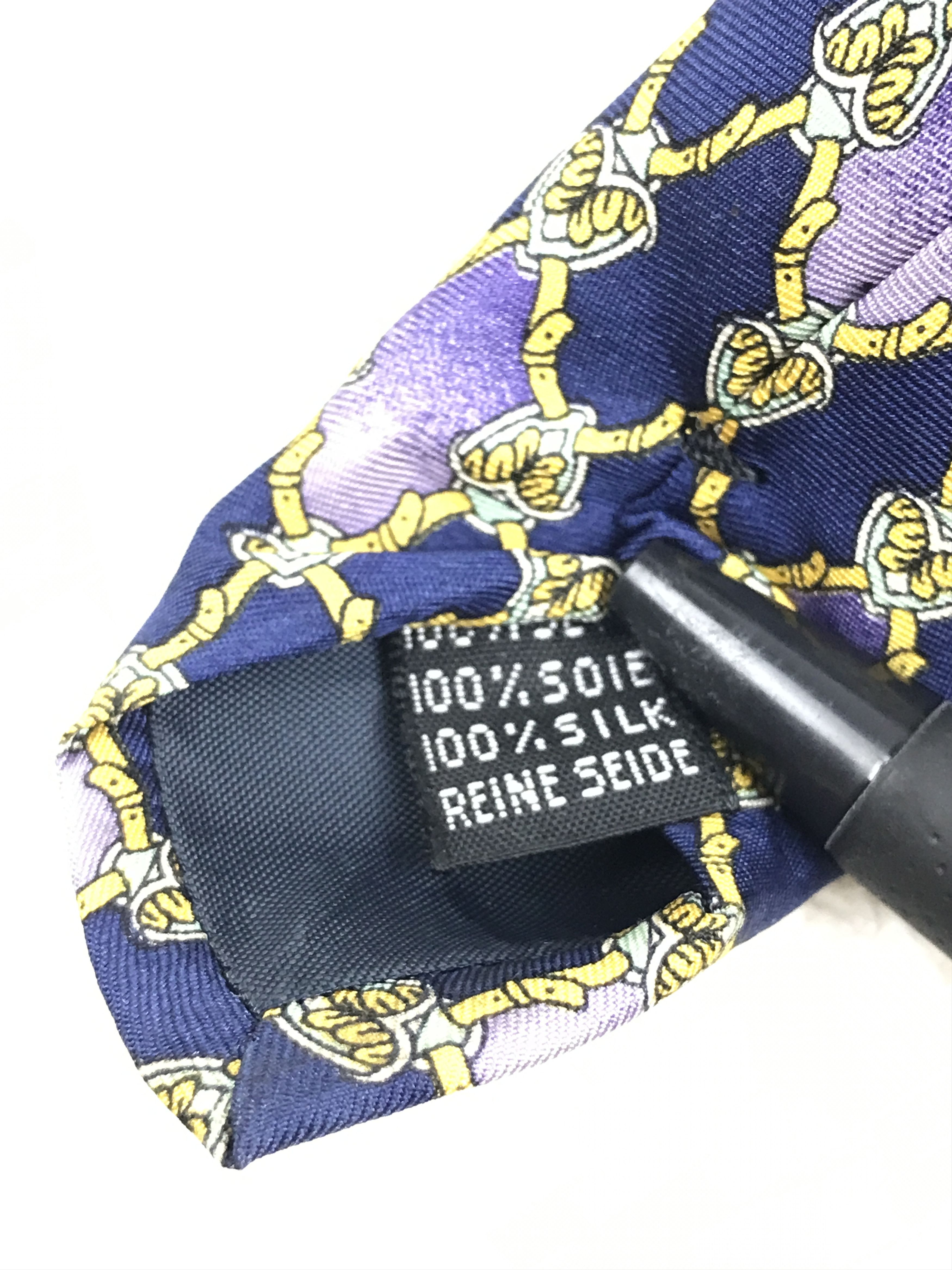 Vintage Vintage Paolo Di Stefano Silk Necktie Size ONE SIZE - 6 Thumbnail