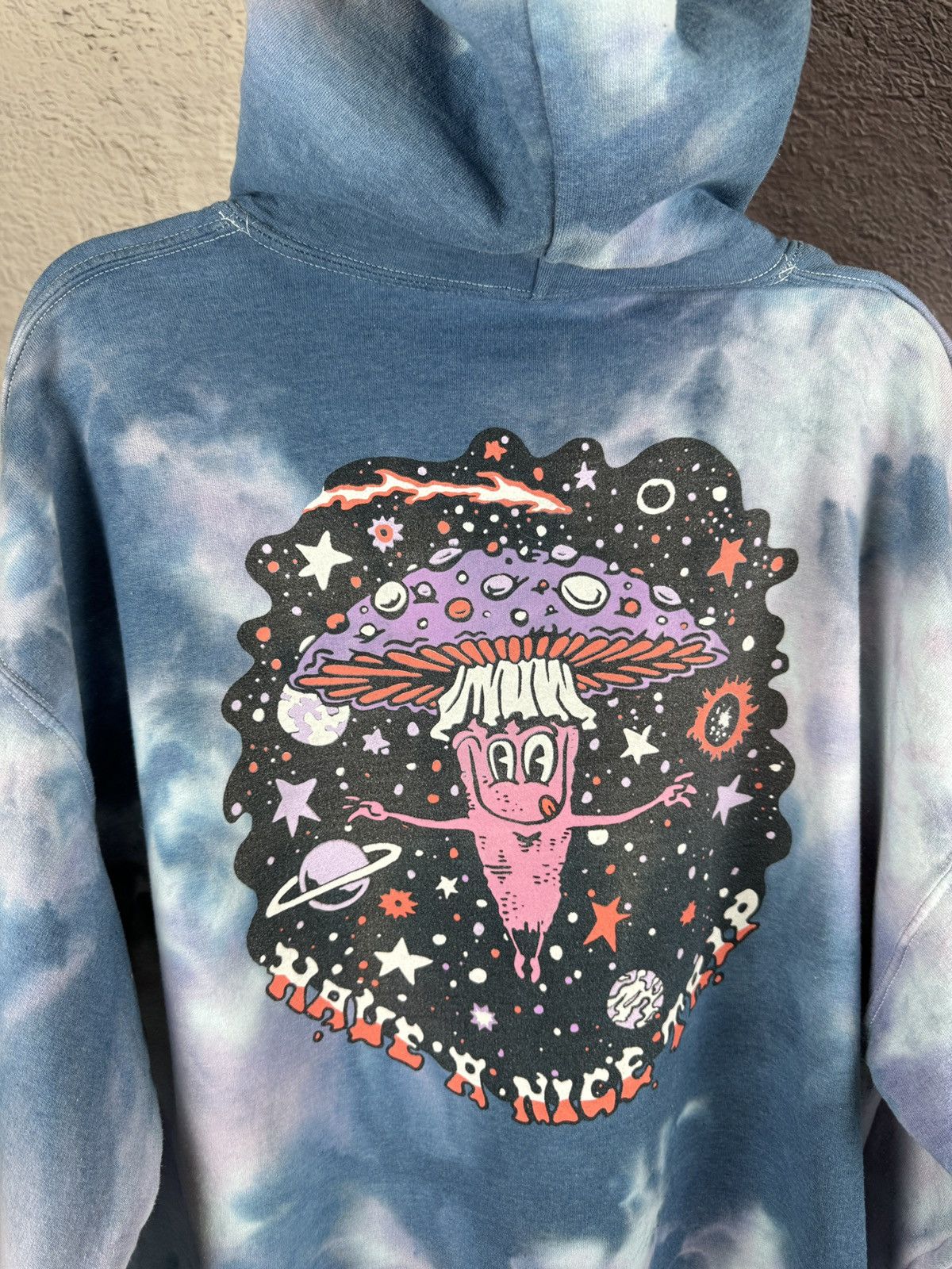 A.LAB A Lab Mushroom Trip Oversized tie-dye multicoloured hoodie Size US L / EU 52-54 / 3 - 9 Thumbnail