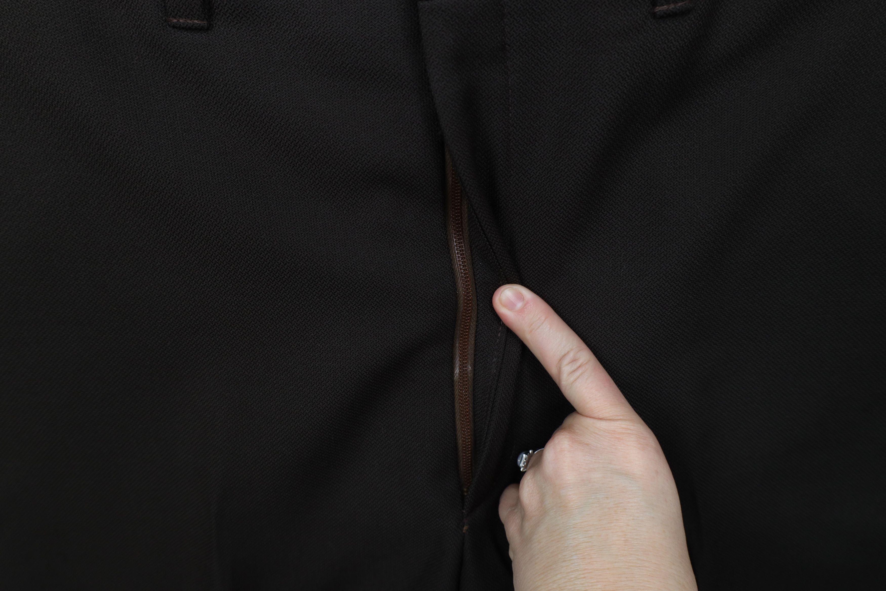Vintage Vintage 70s Streetwear Flared Wide Leg Chino Pants Brown USA Size US 34 / EU 50 - 5 Thumbnail