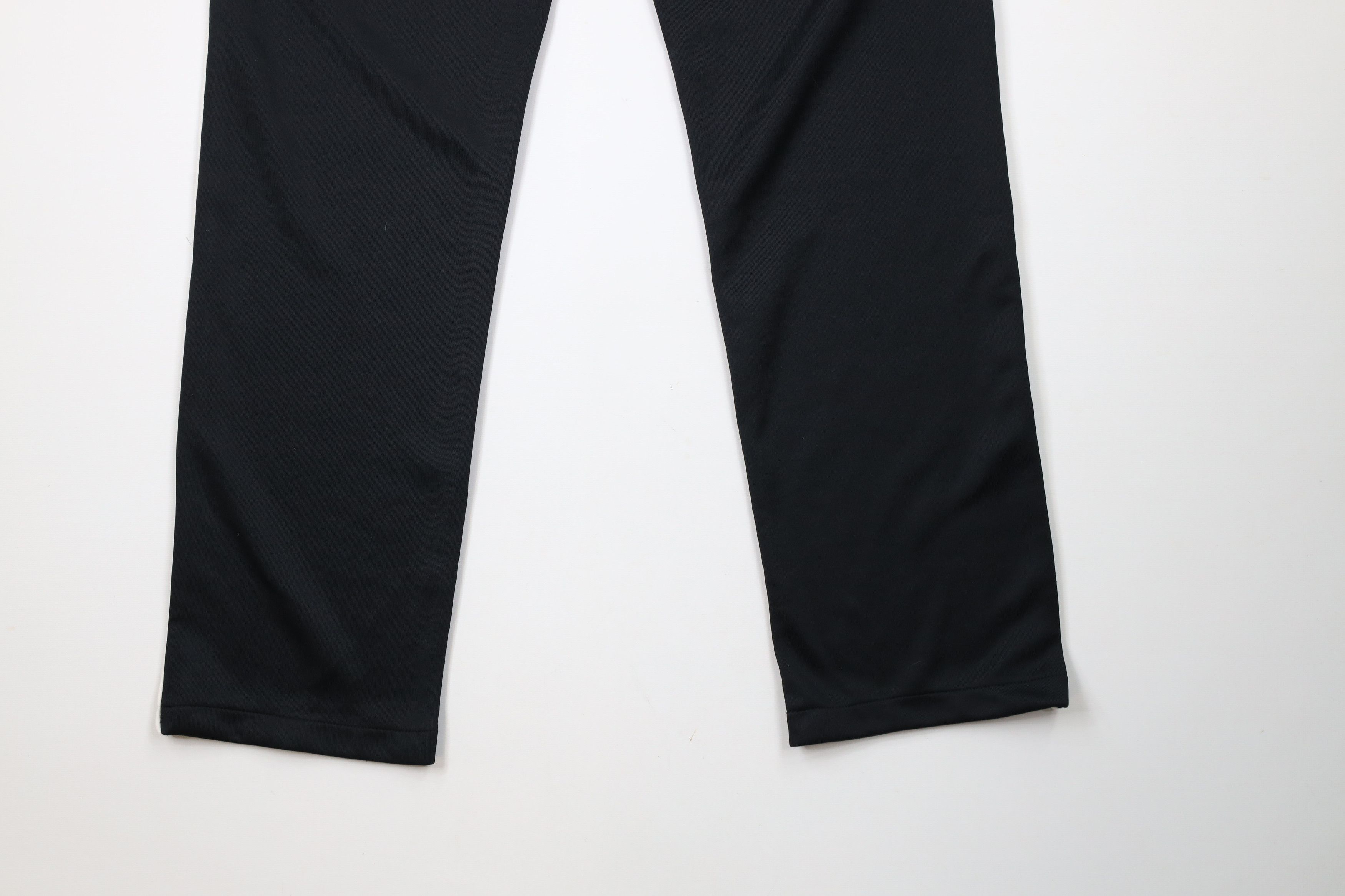 Nike × Vintage Vintage Nike Scott Mini Swoosh Wide Leg Sweatpants Black Size US 34 / EU 50 - 13 Thumbnail