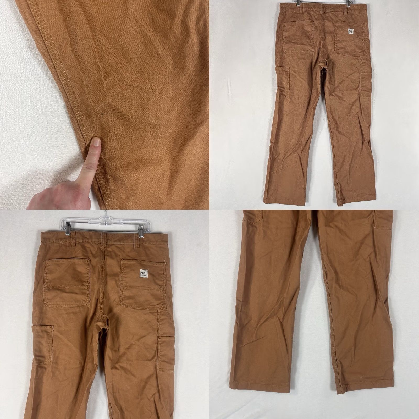 Eddie Bauer Eddie Bauer Chino Pants Mens 38 Brown Khaki Casual Workwear Straight Leg 32in Inseam Comfort Pockets Regular Fit Size US 38 / EU 54 - 8 Thumbnail