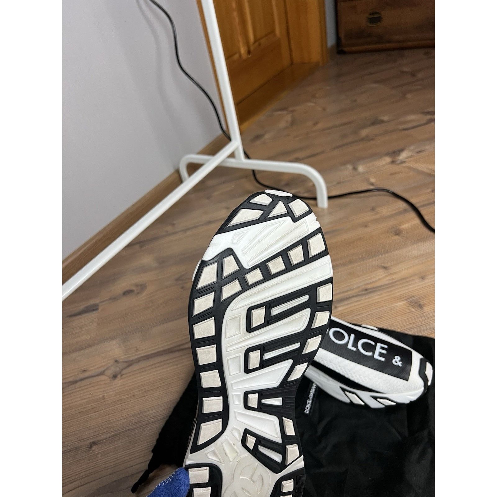 Dolce & Gabbana MINT! Dolce&Gabbana Stretch Mesh Fast White Sneakers Size 44 Size US 10.5 / EU 43-44 - 8 Thumbnail