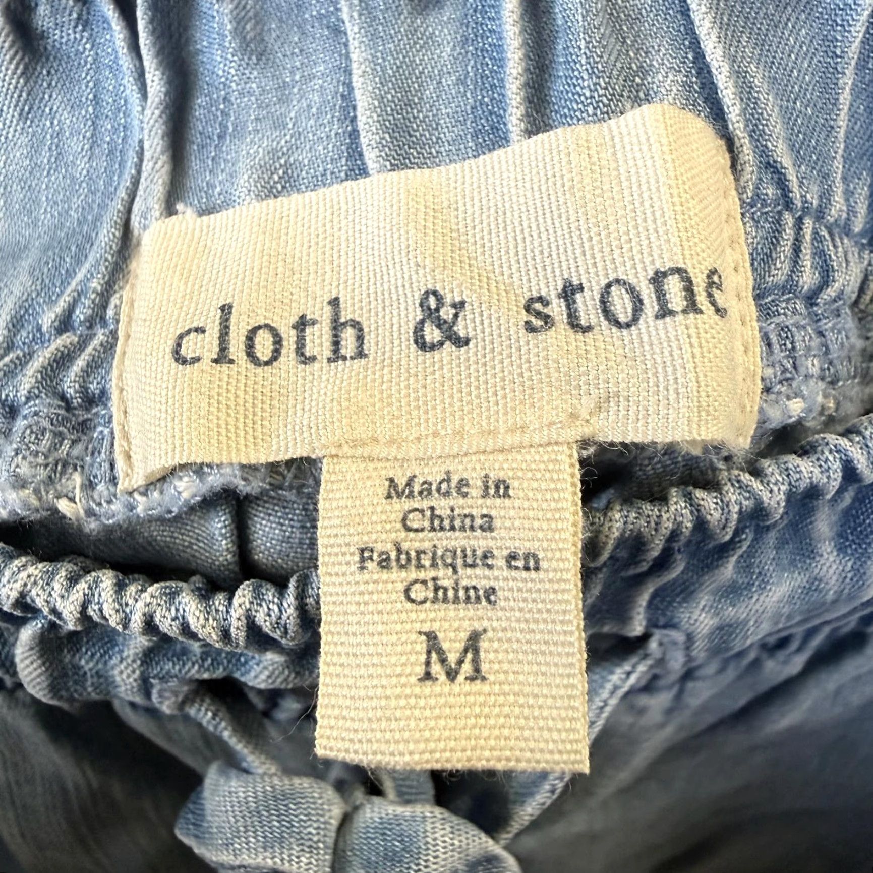 CLOT Cloth and Stone Jeans Women Wide-Leg Chambray Blue M Medium Size Size 32" / US 10 / IT 46 - 7 Thumbnail