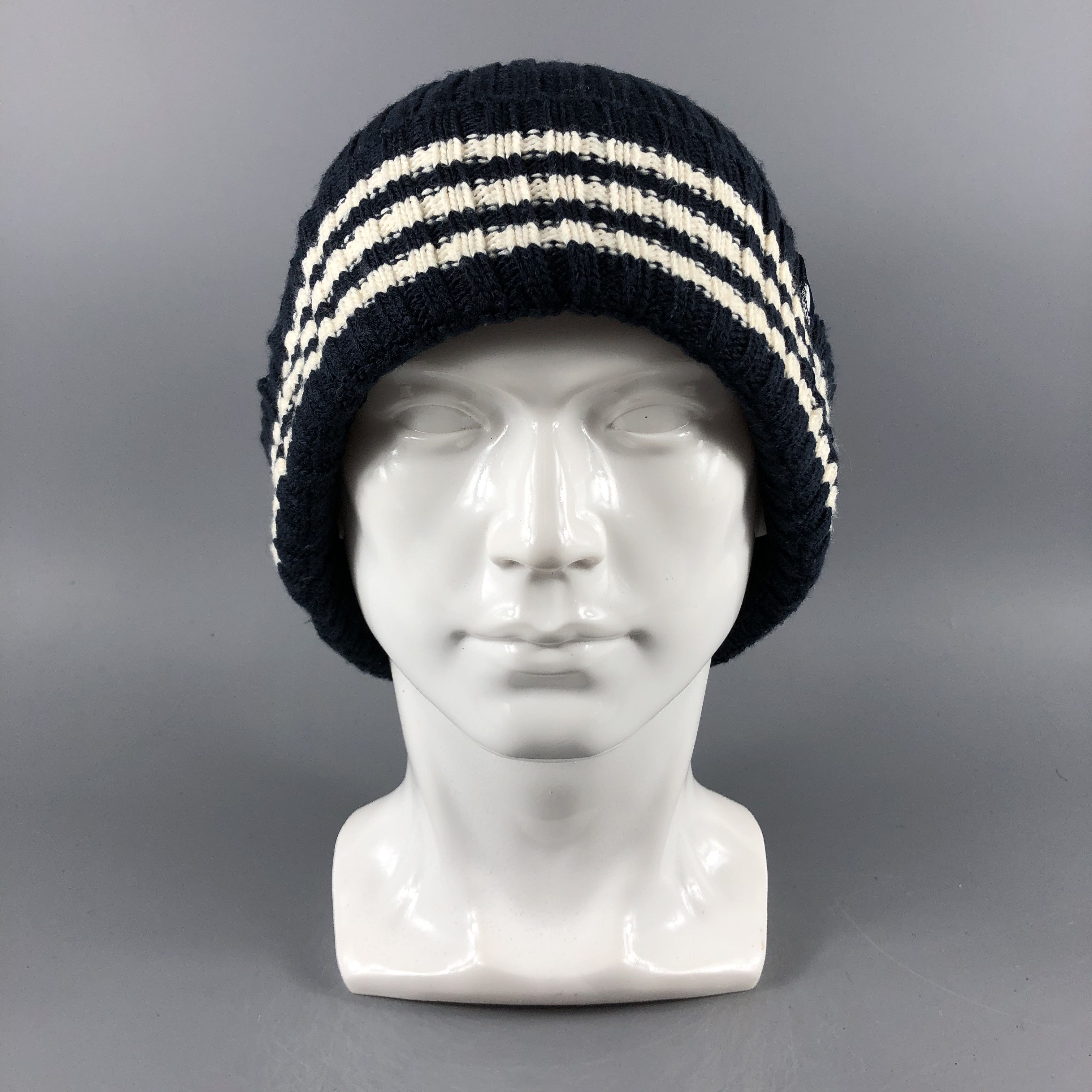 image of Adidas Hats Ribbed Beanie Crochet Snow Hat Snow Cap B585, Men's