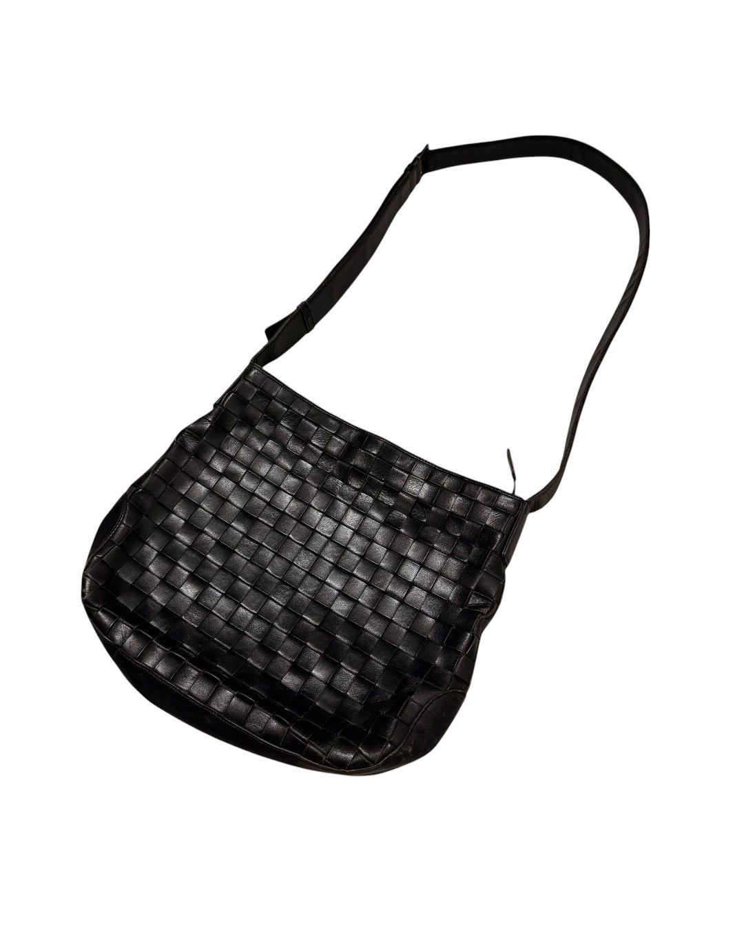 Issey Miyake 762 90s ISSEY MIYAKE IM PRODUCT bag woven leather shoulder Size ONE SIZE - 1 Thumbnail