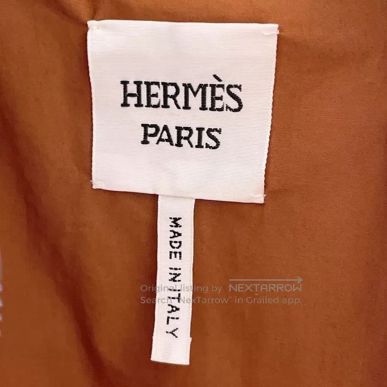 Hermes Hermes Gold Brown Two-piece Leather Jacket Size XXS / US 00 / IT 34 - 7 Thumbnail