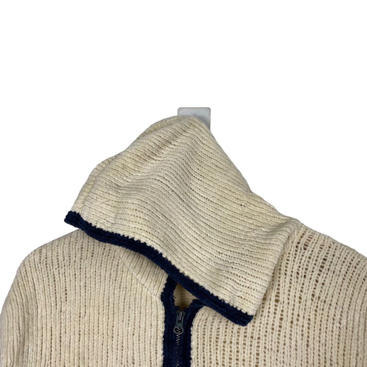 Quiksilver Vintage 80s Local Motion Knit Sweater Zipper Hoodie Size US L / EU 52-54 / 3 - 4 Thumbnail
