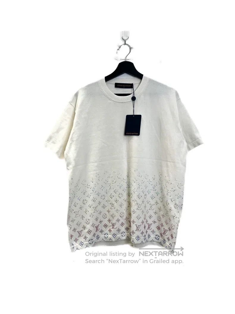 Louis Vuitton Louis Vuitton Rhinestone gradient knit short sleeves Size US M / EU 48-50 / 2 - 1 Thumbnail