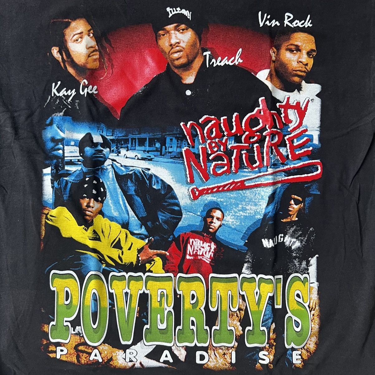 Rap Tees Feel Me Flow Naughty By Nature Hip Hop Hooray Size US XL / EU 56 / 4 - 3 Thumbnail