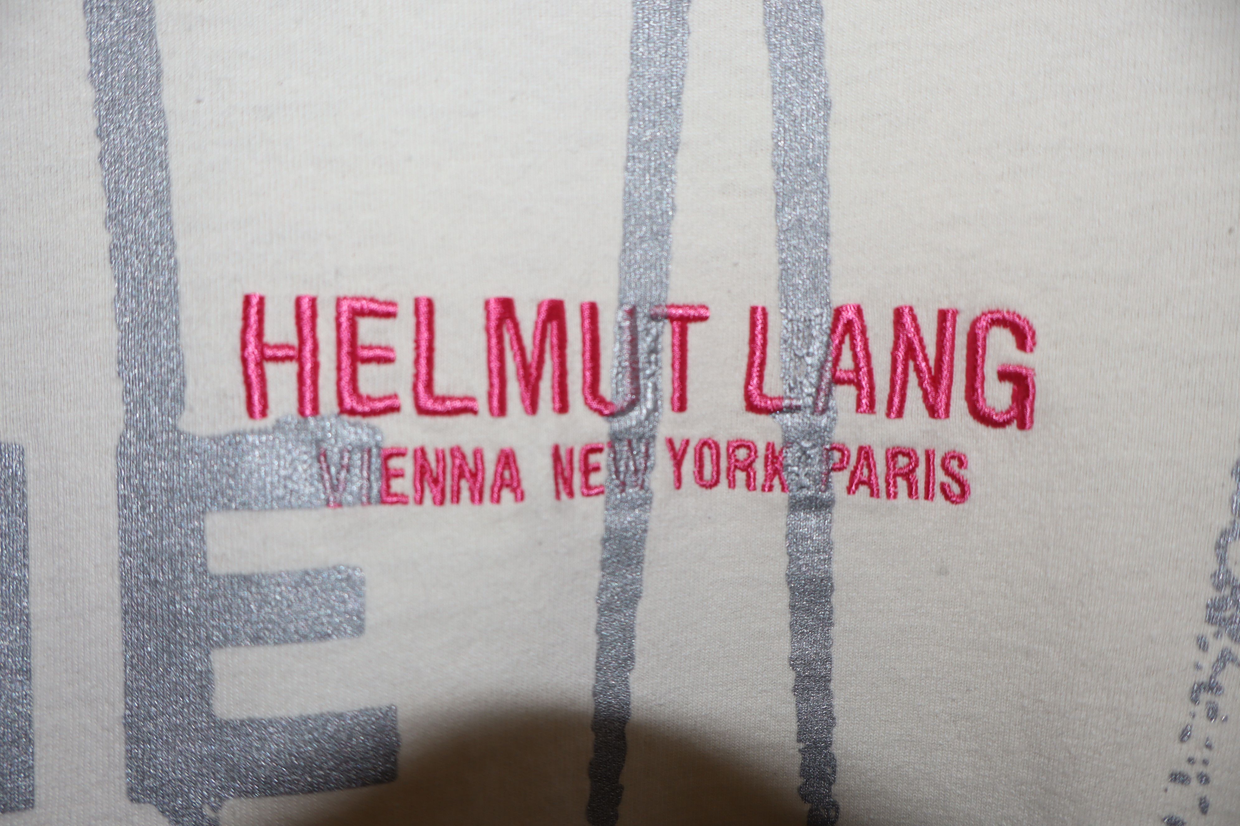Helmut Lang Helmut lang logo t-shirt Size US S / EU 44-46 / 1 - 5 Thumbnail