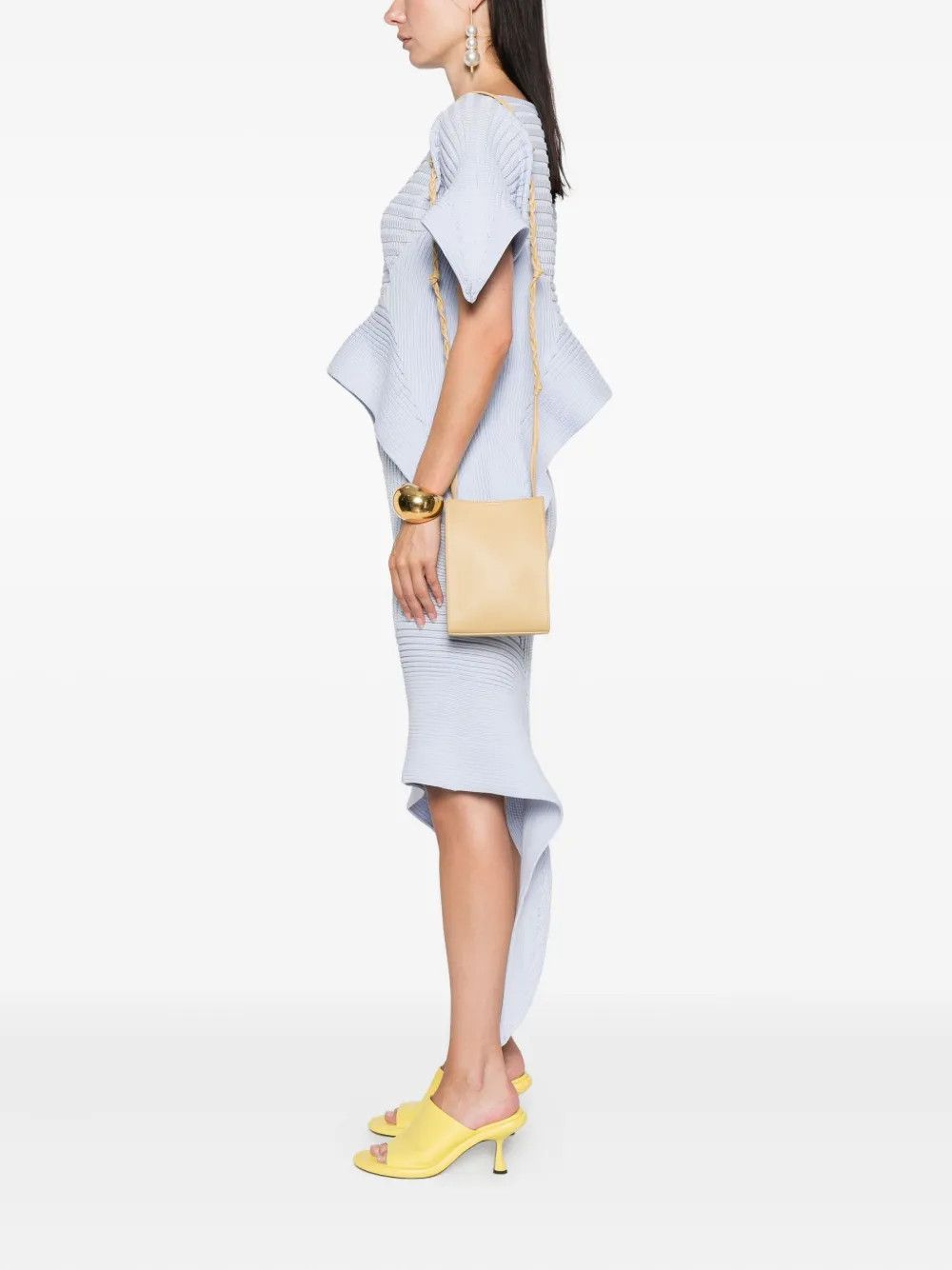 Jil Sander o1loc1c0426 Size: OS/Small Tangle Cross Body Bag in Beige Size ONE SIZE - 5 Thumbnail