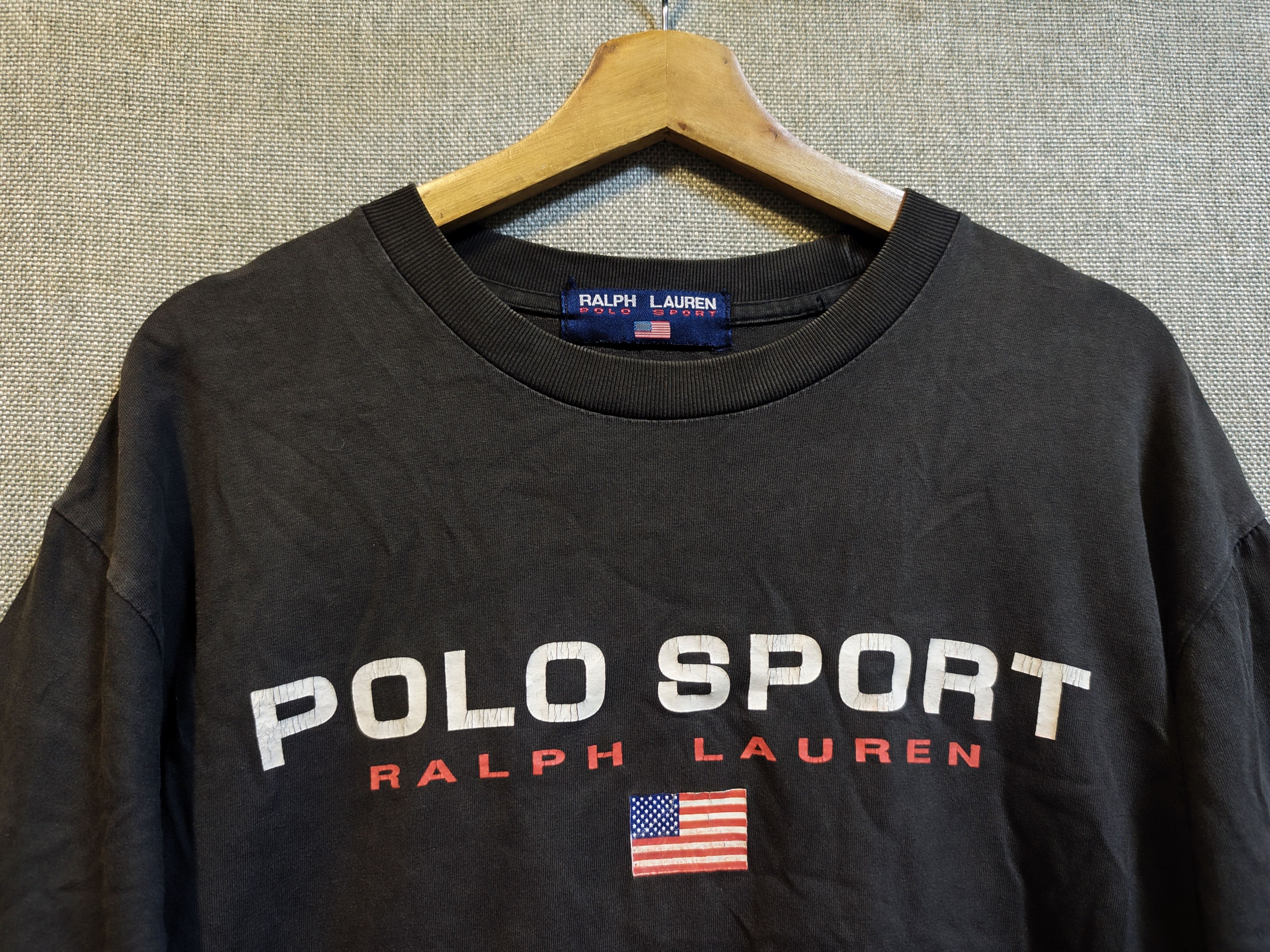 Polo Ralph Lauren Vintage 90s T Shirt Polo Sport Ralph Lauren Size US XL / EU 56 / 4 - 3 Thumbnail