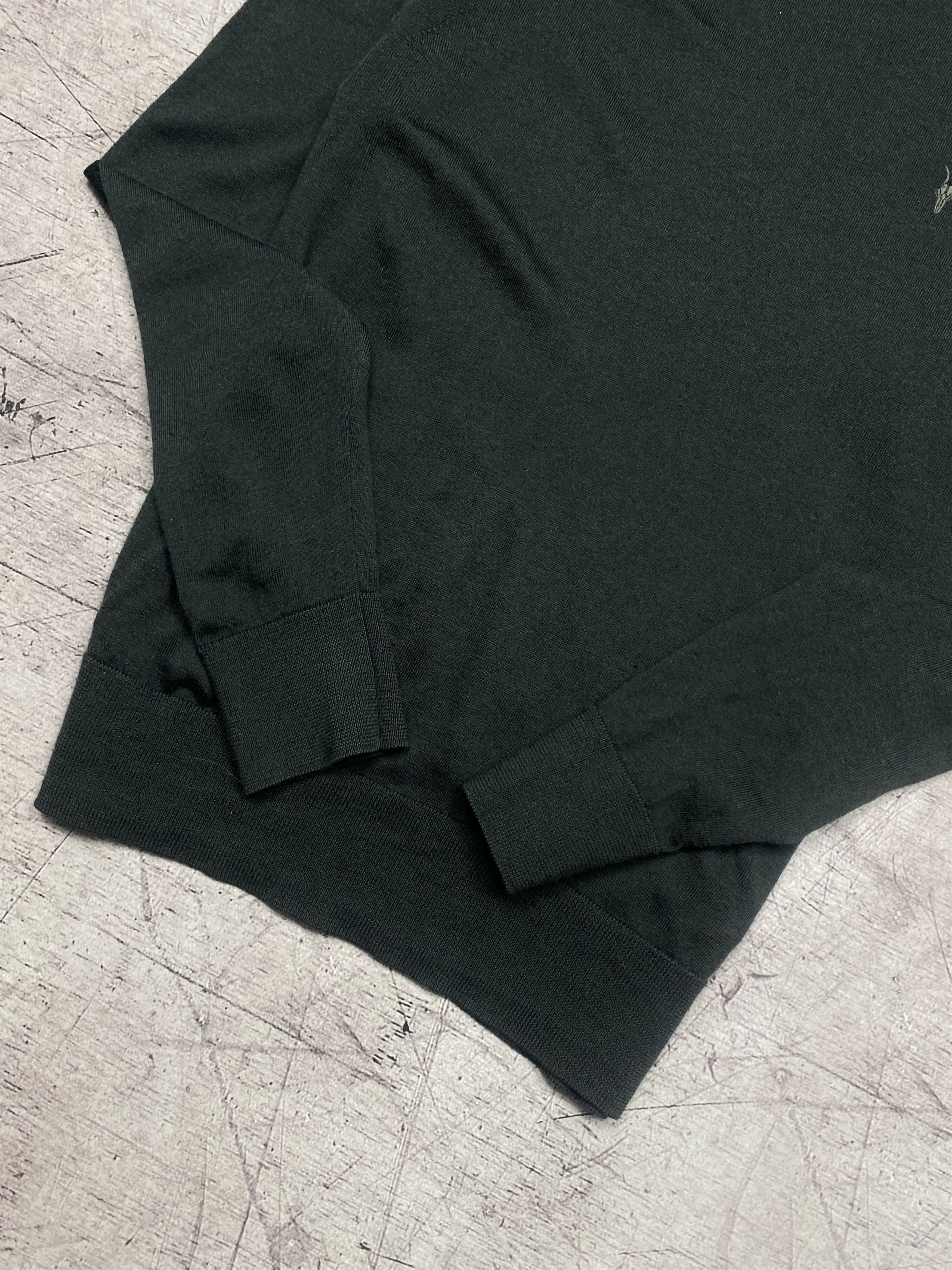 Allsaints Allsaints Mens Mode Merino Crew Neck Wool Sweater Size US L / EU 52-54 / 3 - 3 Thumbnail