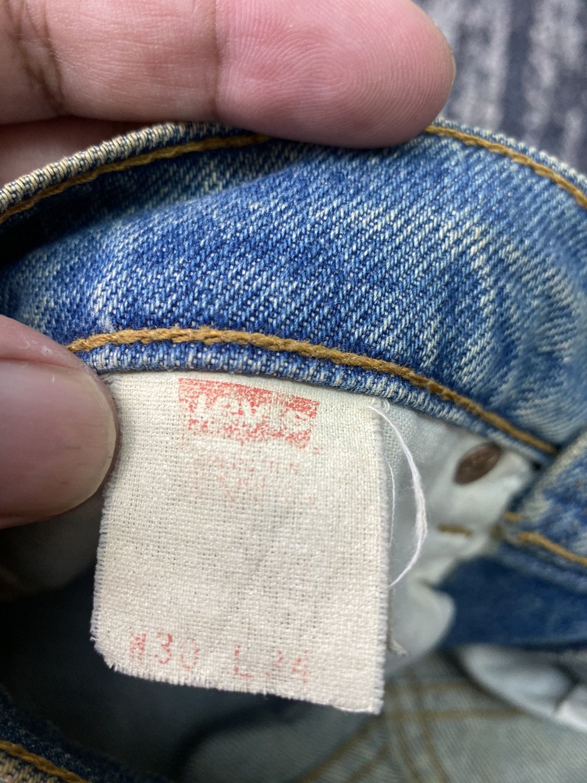 Levi's Vintage Levi’s Distressed Jeans Size US 30 / EU 46 - 16 Thumbnail