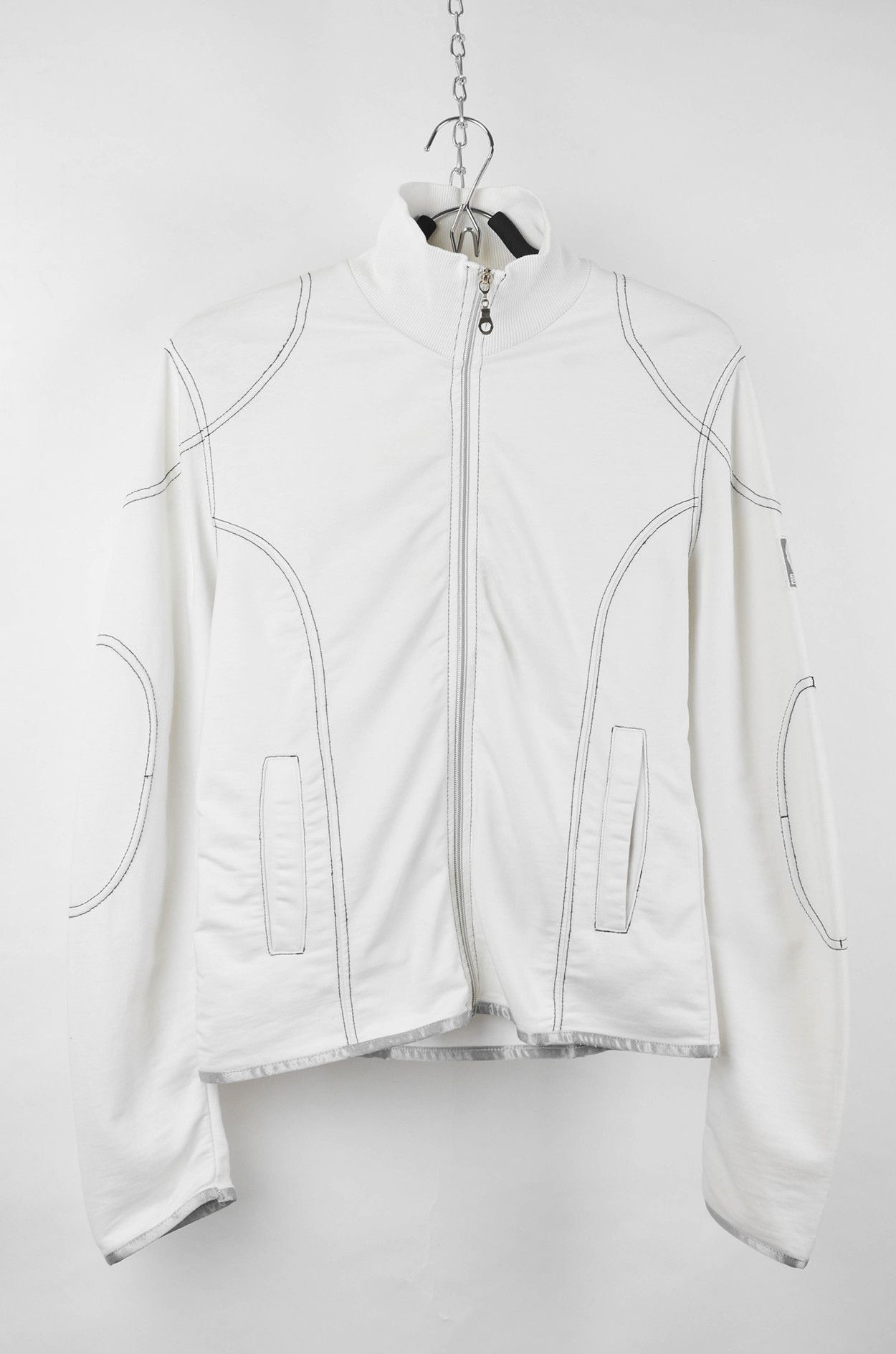 Belstaff Belstaff Women’s White Track Moto Jacket - Size 36 Size XS / US 0-2 / IT 36-38 - 2 Thumbnail