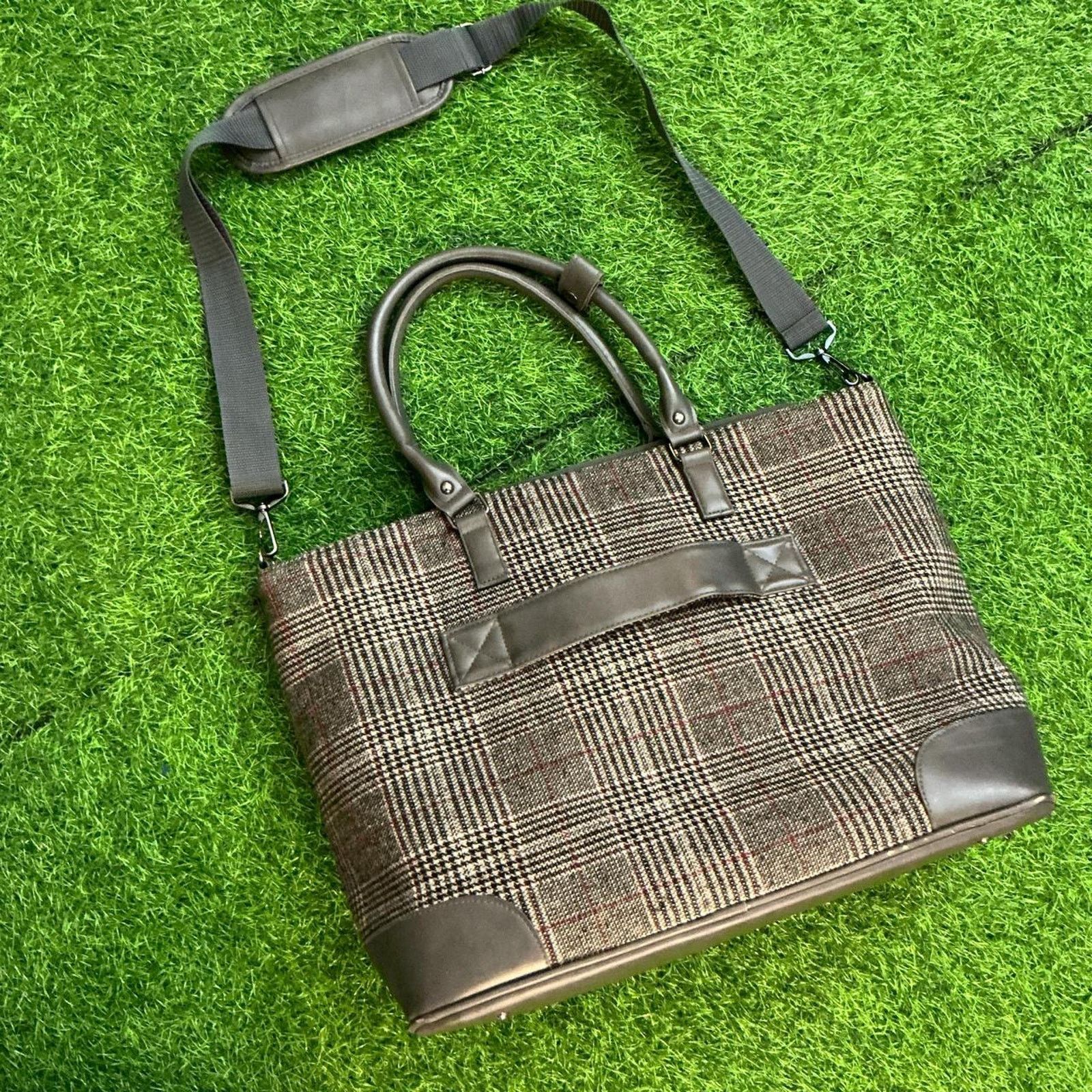 Other Adrienne Vittadinio Heather Grey Shoulder Strapped Tote Bag Size ONE SIZE - 3 Thumbnail