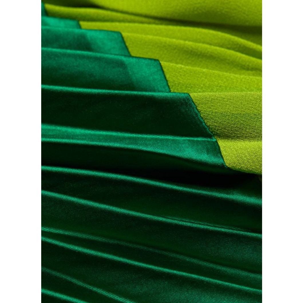 Amur AMUR Amelia V-Neck Green Long Dress sz 10 Size L / US 10 / IT 46 - 9 Thumbnail