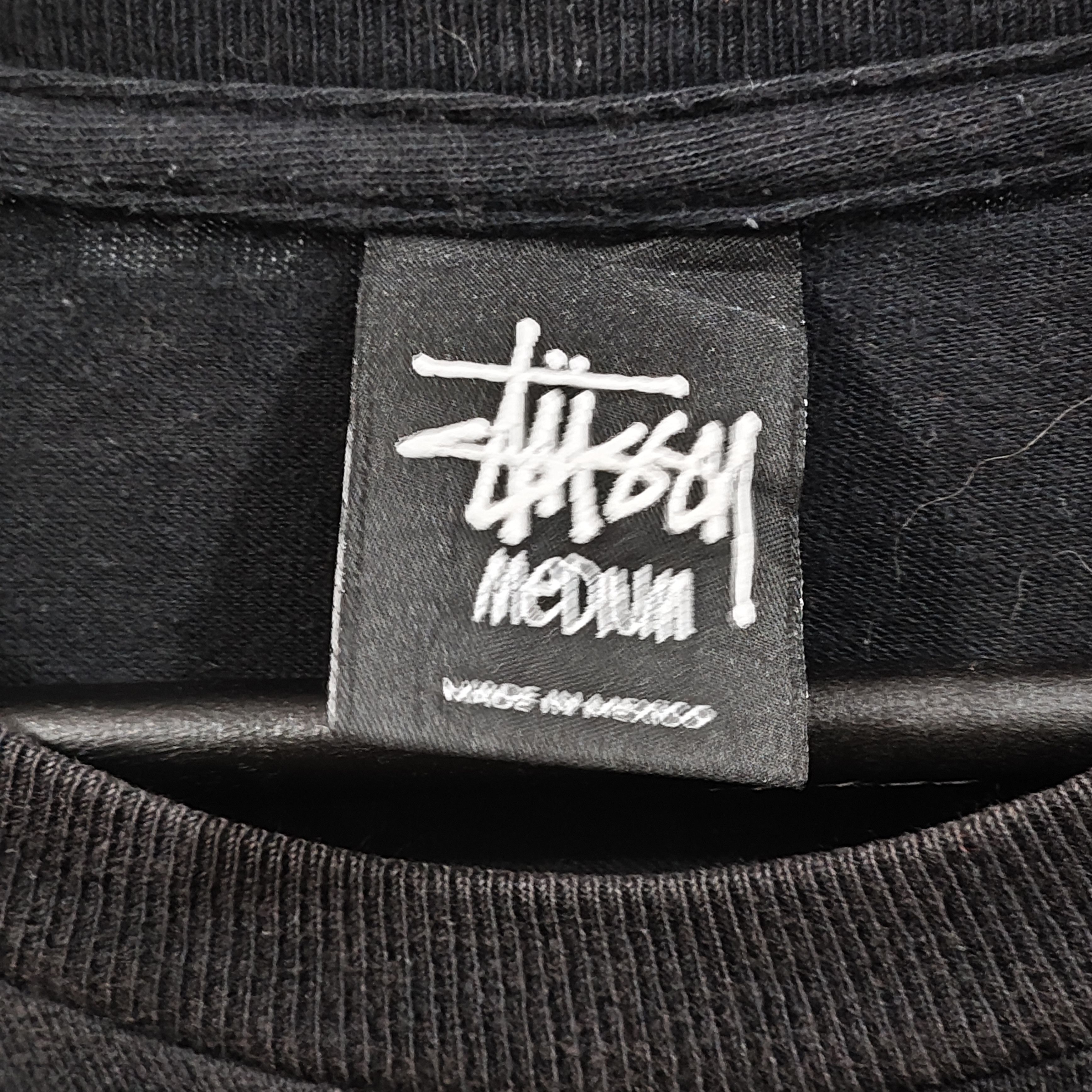 Stussy Authentic Stussy Flower Stock Logo Black Shirt Size US M / EU 48-50 / 2 - 4 Thumbnail