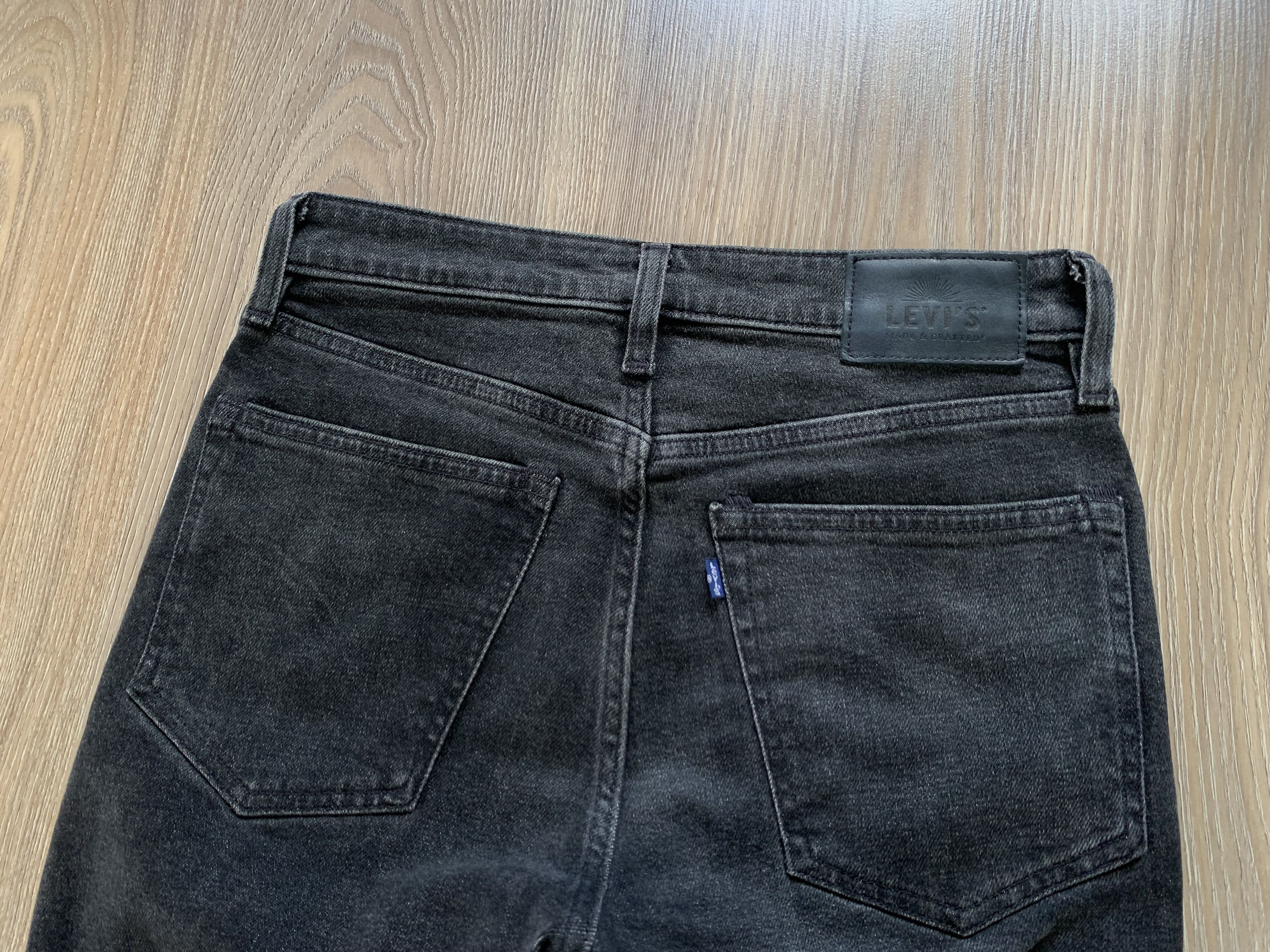 Levi's Levi's Made & Crafted Needle Narrow Dark Grey Jeans Size US 30 / EU 46 - 6 Thumbnail