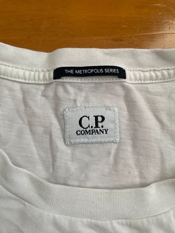 C.P. Company × Vintage Rare C.P Company Y2k Centre Big Logo T-shirt Tee Size US L / EU 52-54 / 3 - 3 Thumbnail