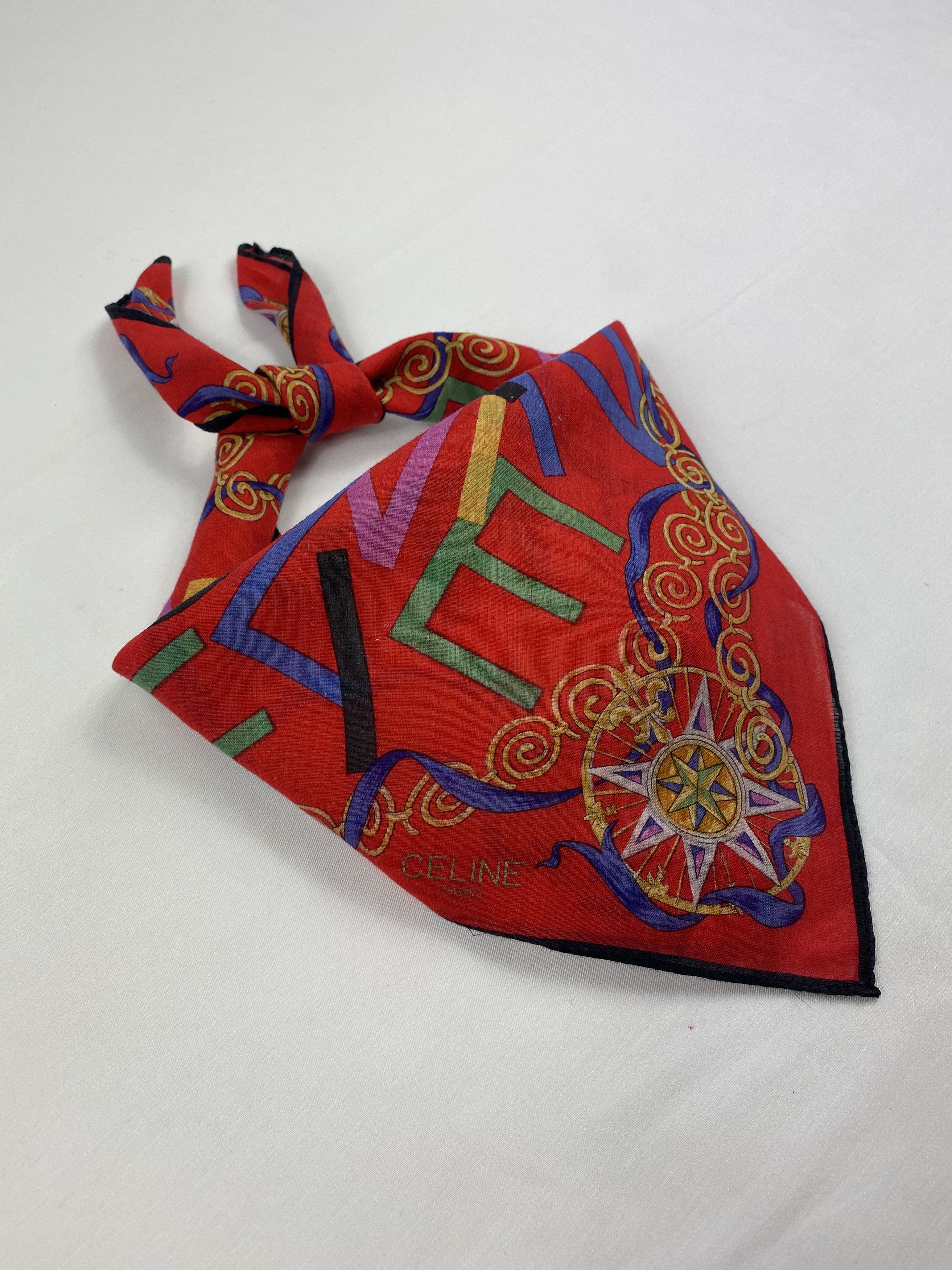 Celine Celine Handkerchief / Bandana / Neckerchief Size ONE SIZE - 2 Thumbnail