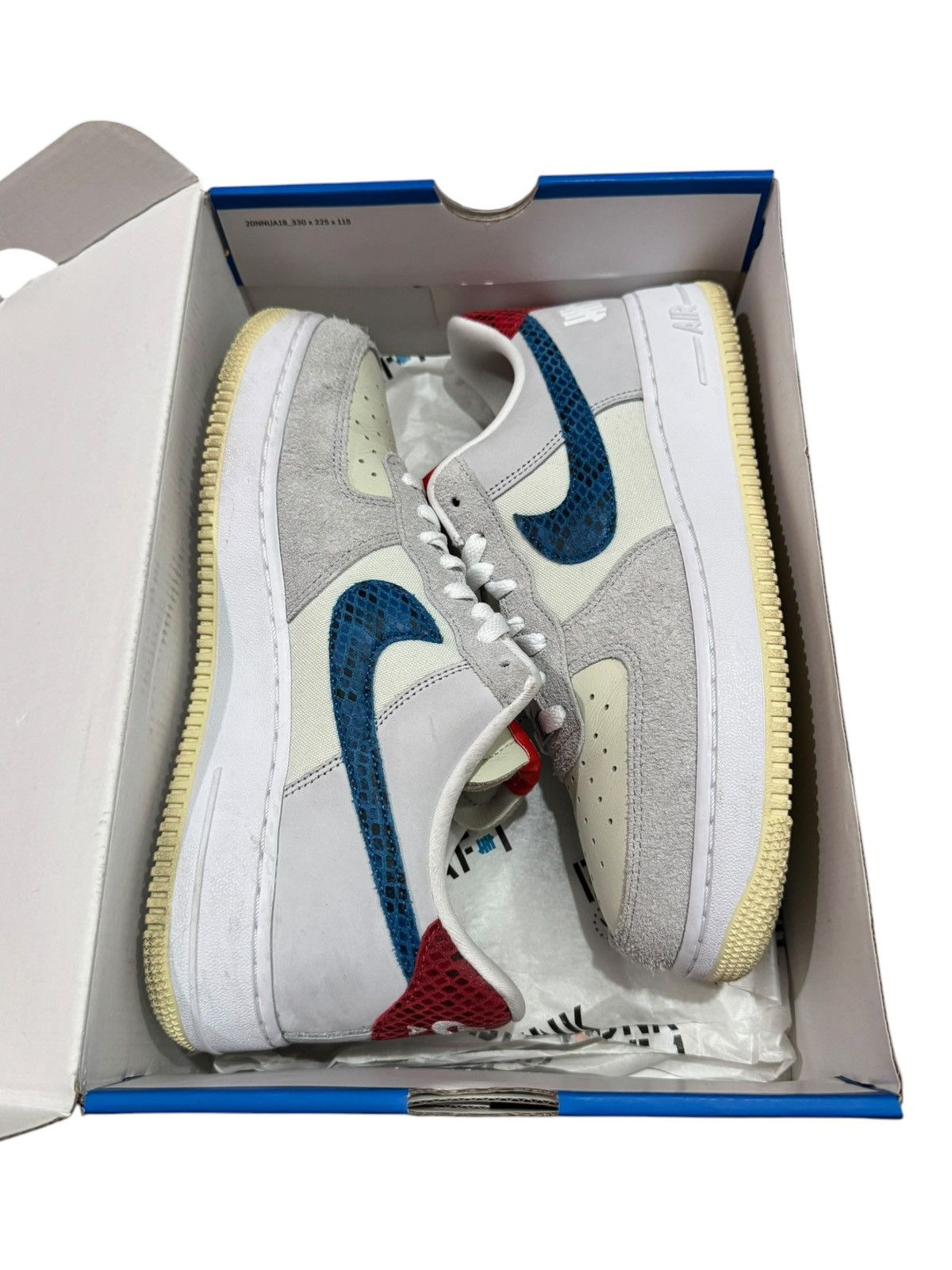 Nike × Undefeated Nike Air Force 1 Low SP Undefeated 5 On It Dunk vs. AF1 Size US 9 / EU 42 - 1 Thumbnail