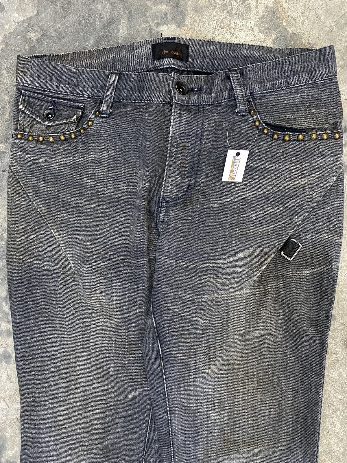 Tete Homme Issey Miyake Tete Home Skiny Jeans Size US 32 / EU 48 - 3 Thumbnail