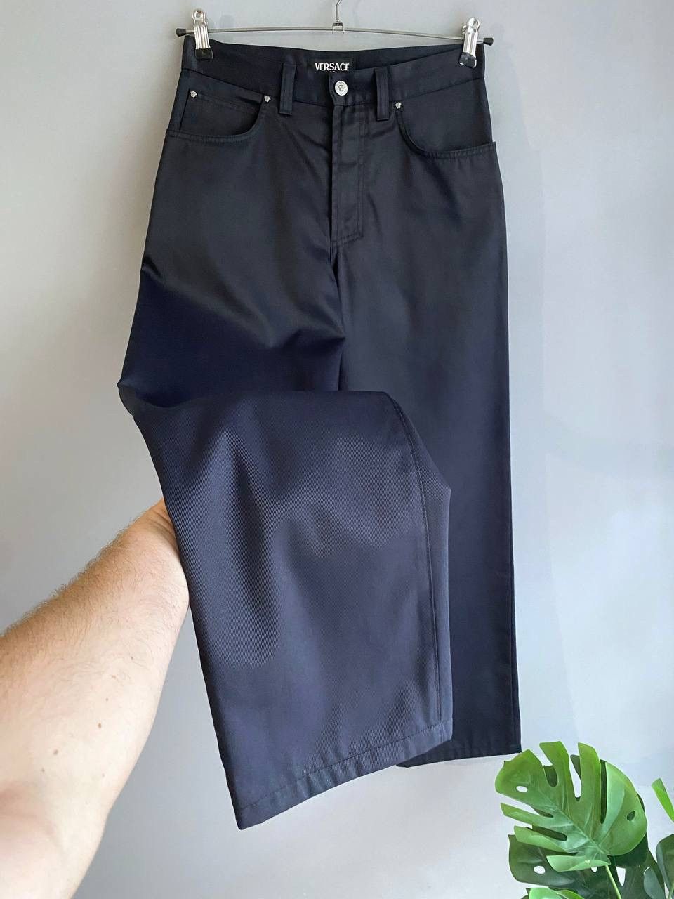 Versace Jeans Couture Vintage Versace Jeans Couture Men's Wide Leg Jeans, W29 L30 Size US 29 - 6 Thumbnail