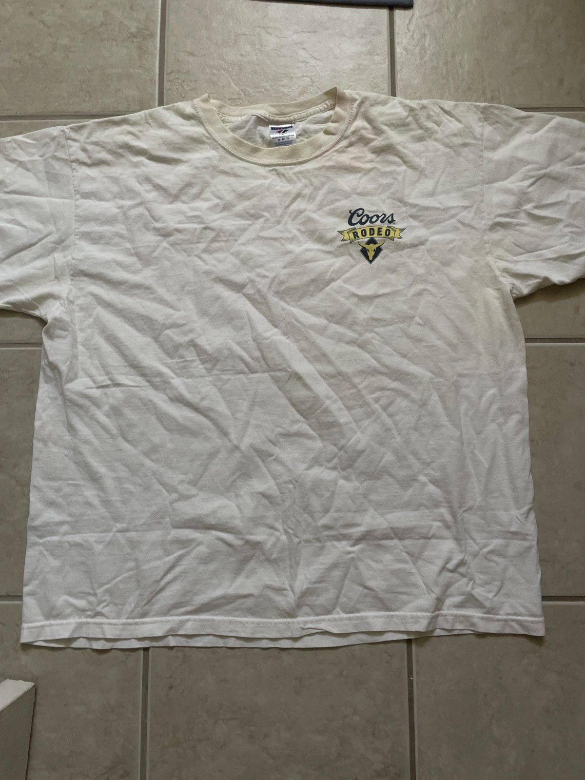 Vintage Vintage Coors Rodeo Boxy Tee Size US XL / EU 56 / 4 - 1 Thumbnail