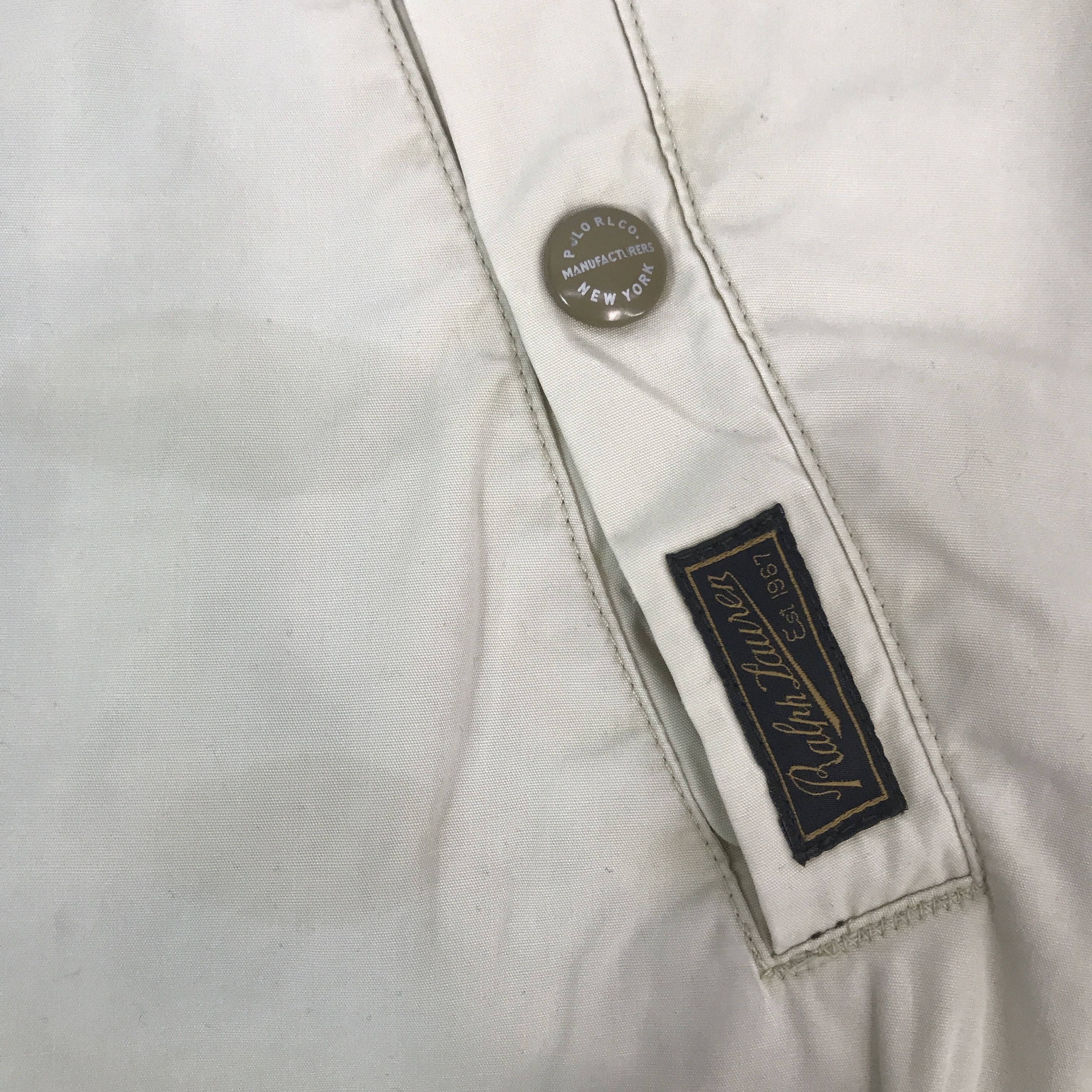 Polo Ralph Lauren Polo Ralph Lauren cream Faded jacket K71B4 Size US S / EU 44-46 / 1 - 9 Thumbnail