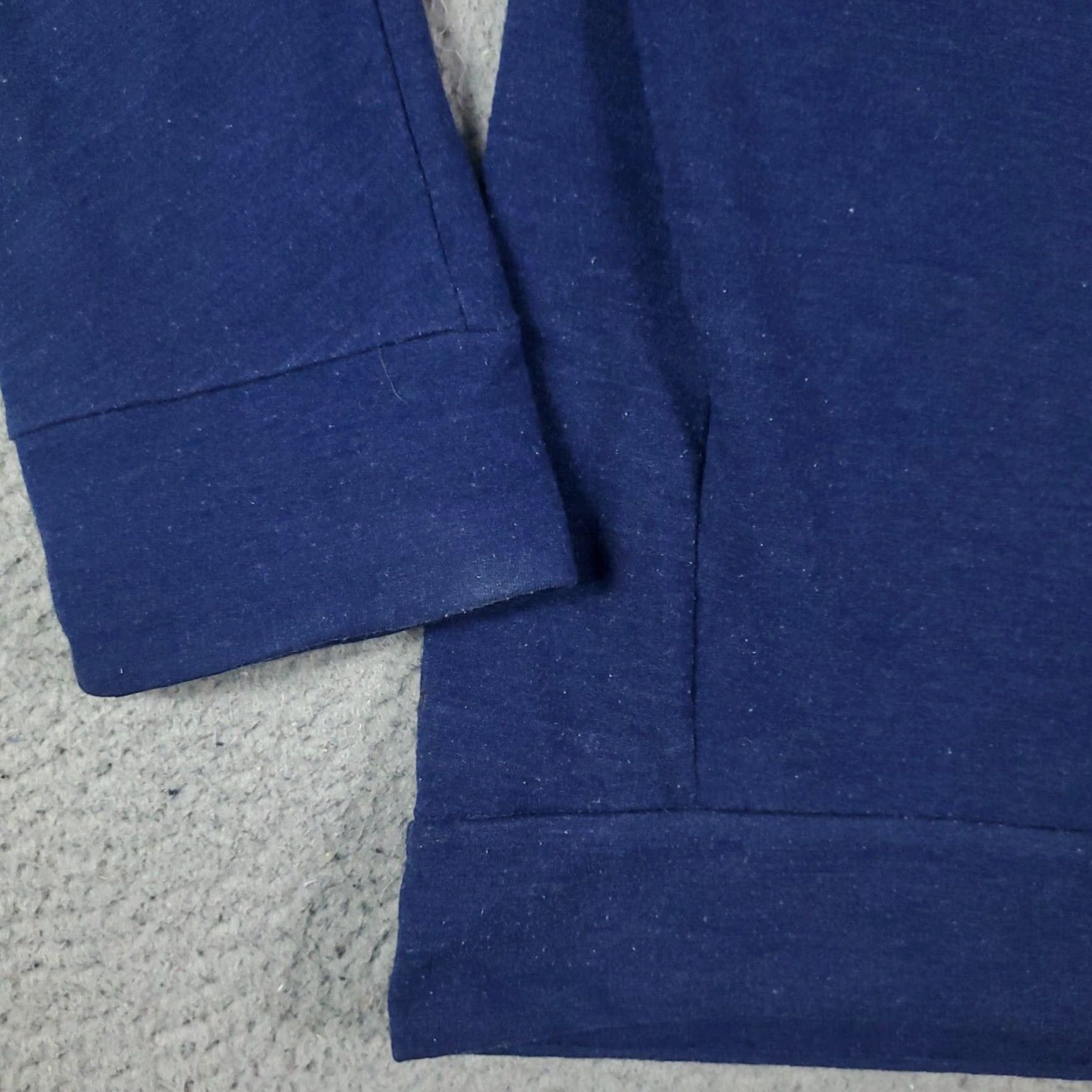 Nike Nike Mens Blue 1/4 Zip Pullover Sweater Dri Fit Long Sleeve Large Size US L / EU 52-54 / 3 - 3 Thumbnail