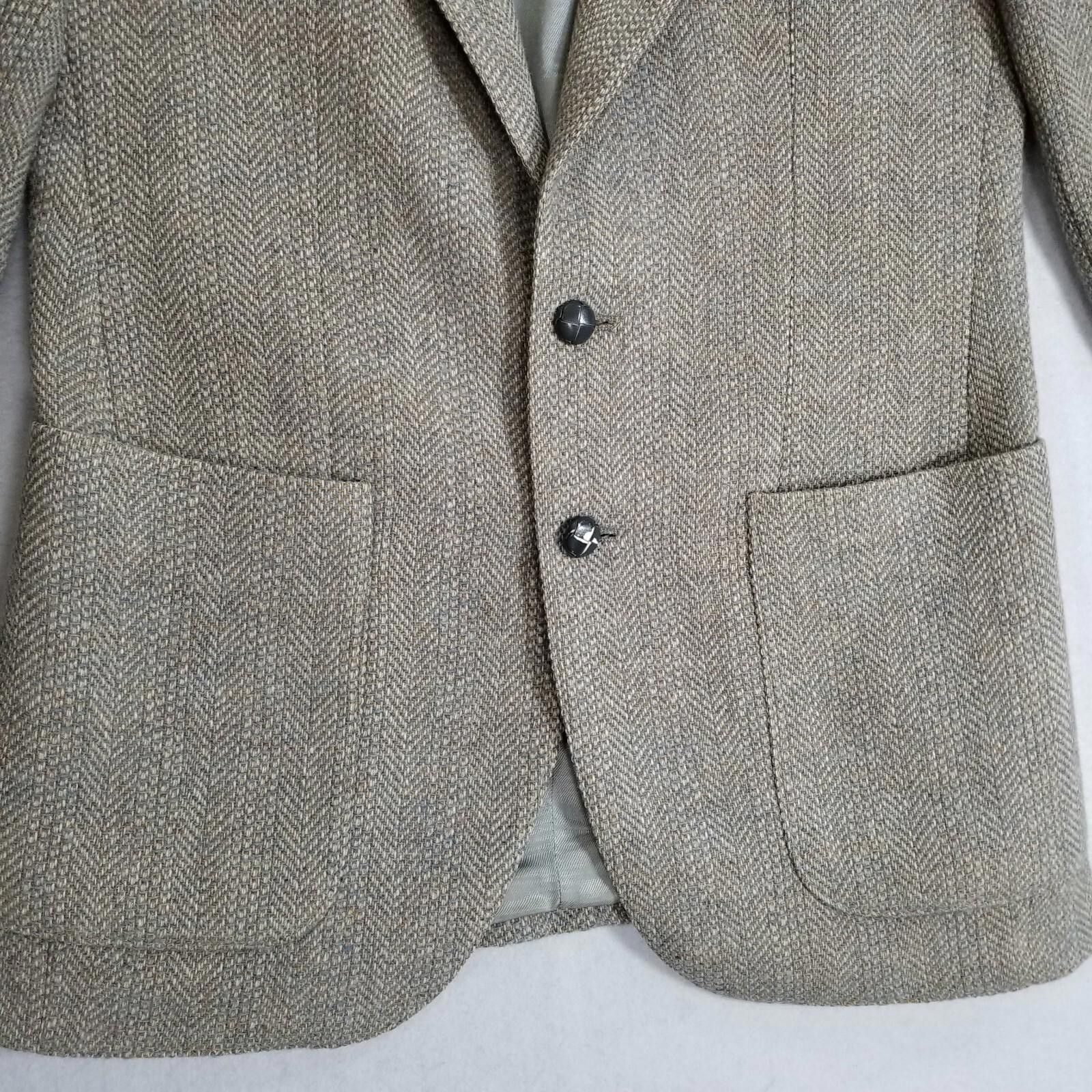 Other 4/40 Jaguar Suit Jacket Made In Hungary Two-Button Vintage Size 40R - 9 Thumbnail