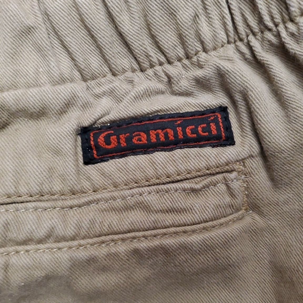 Gramicci VINTAGE Gramicci Pant Women S Khaki Beige Twill Elastic Waist Hiking Climbing READ Size 28" / US 6 / IT 42 - 6 Thumbnail