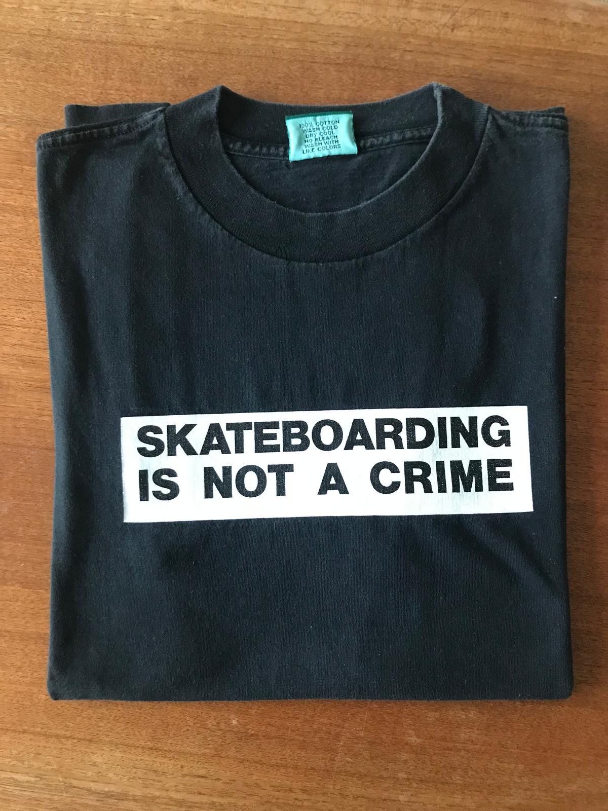 Santa Cruz Skateboards Orig. "Skateboarding is not a Crime" Santa Cruz Skate T Size US M / EU 48-50 / 2 - 9 Thumbnail