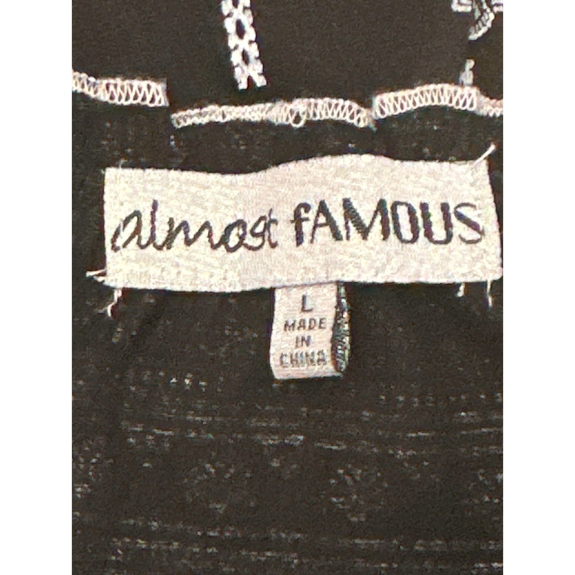 Almost Famous Almost Famous Black White Ruffle Sleeve Boho Dress Size Larg Size L / US 10 / IT 46 - 5 Thumbnail