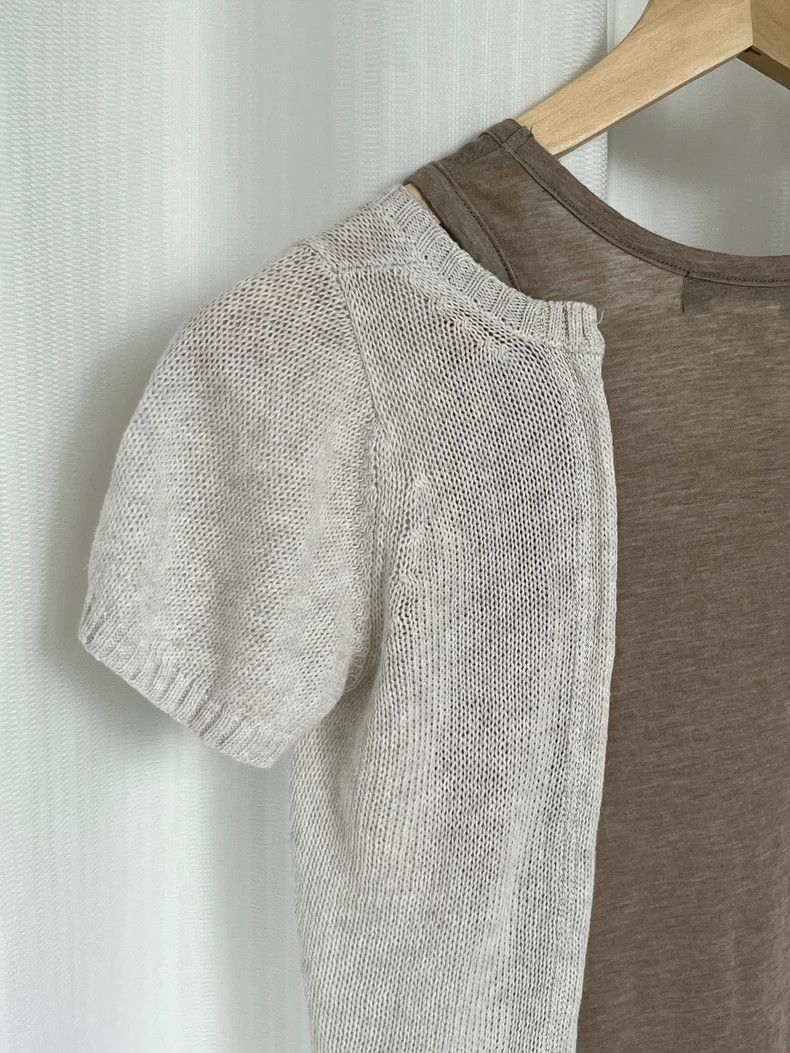 Y's Y's Different material stitching short sleeve Size XS / US 0-2 / IT 36-38 - 7 Thumbnail