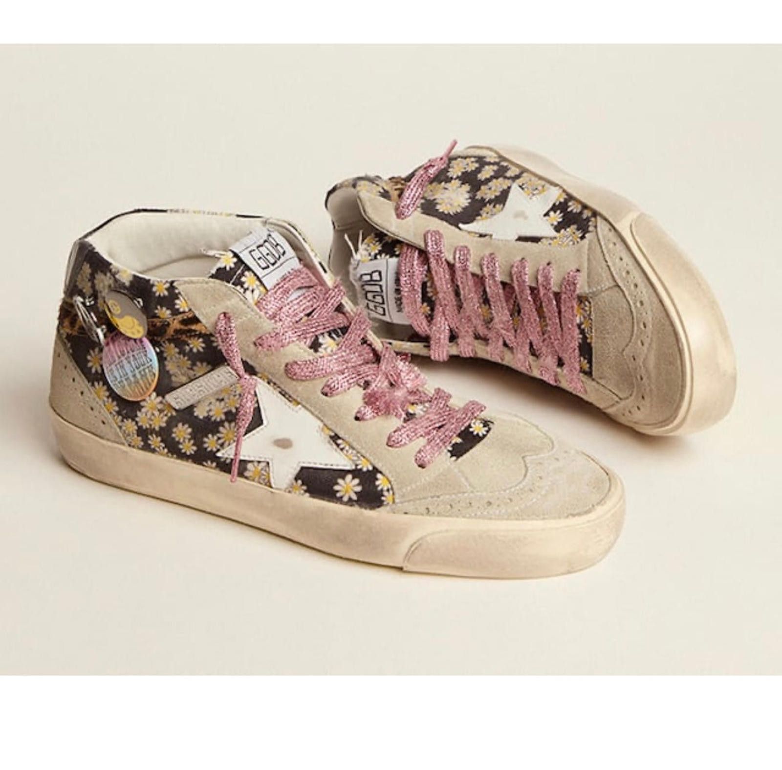 Golden Goose Golden Goose Mid Star Sneakers Size US 5 / IT 35 - 2 Thumbnail