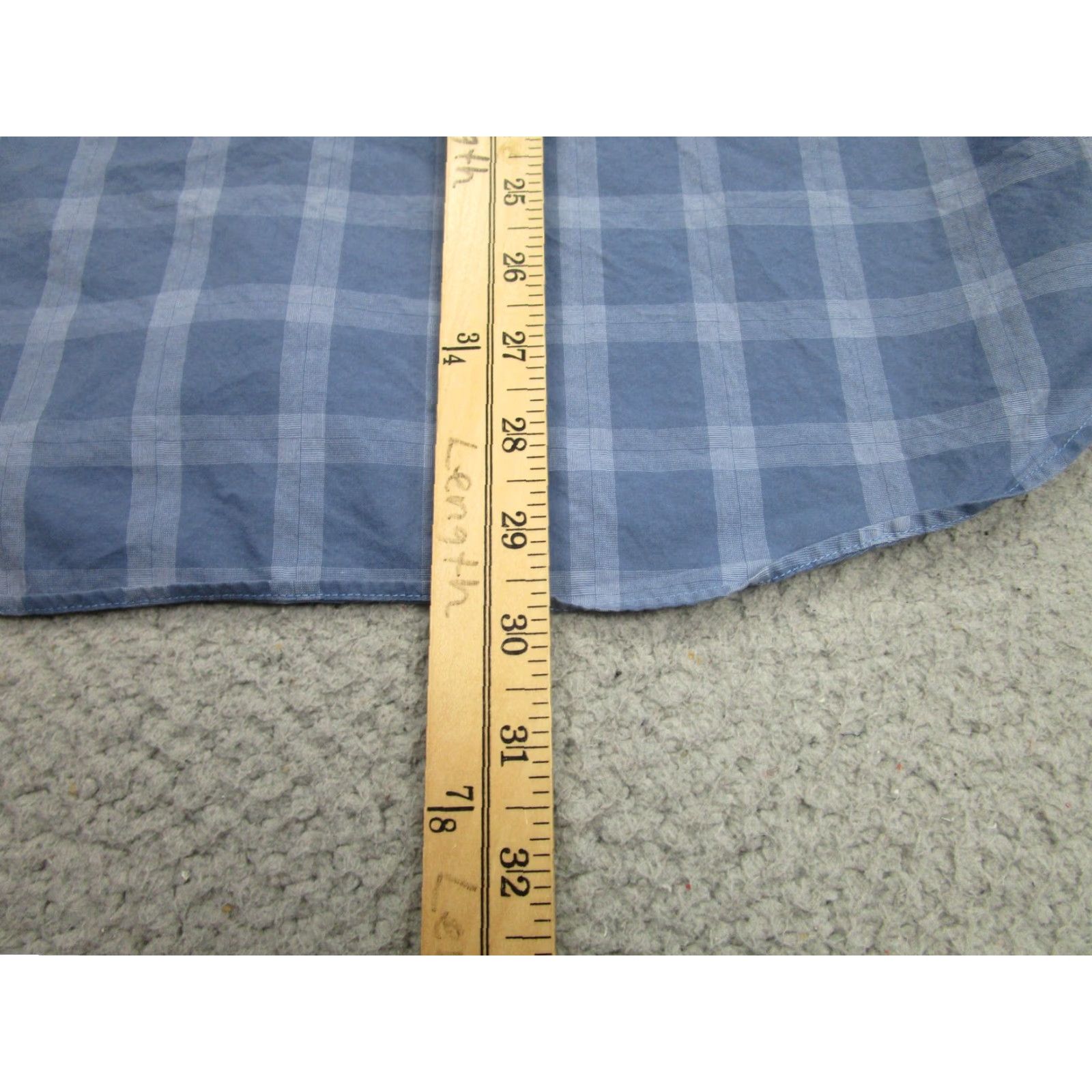 Bonobos Bonobos Shirt Mens Medium Blue Plaid Slim Fit Button Down Cotton Long Sleeve Size US M / EU 48-50 / 2 - 7 Thumbnail