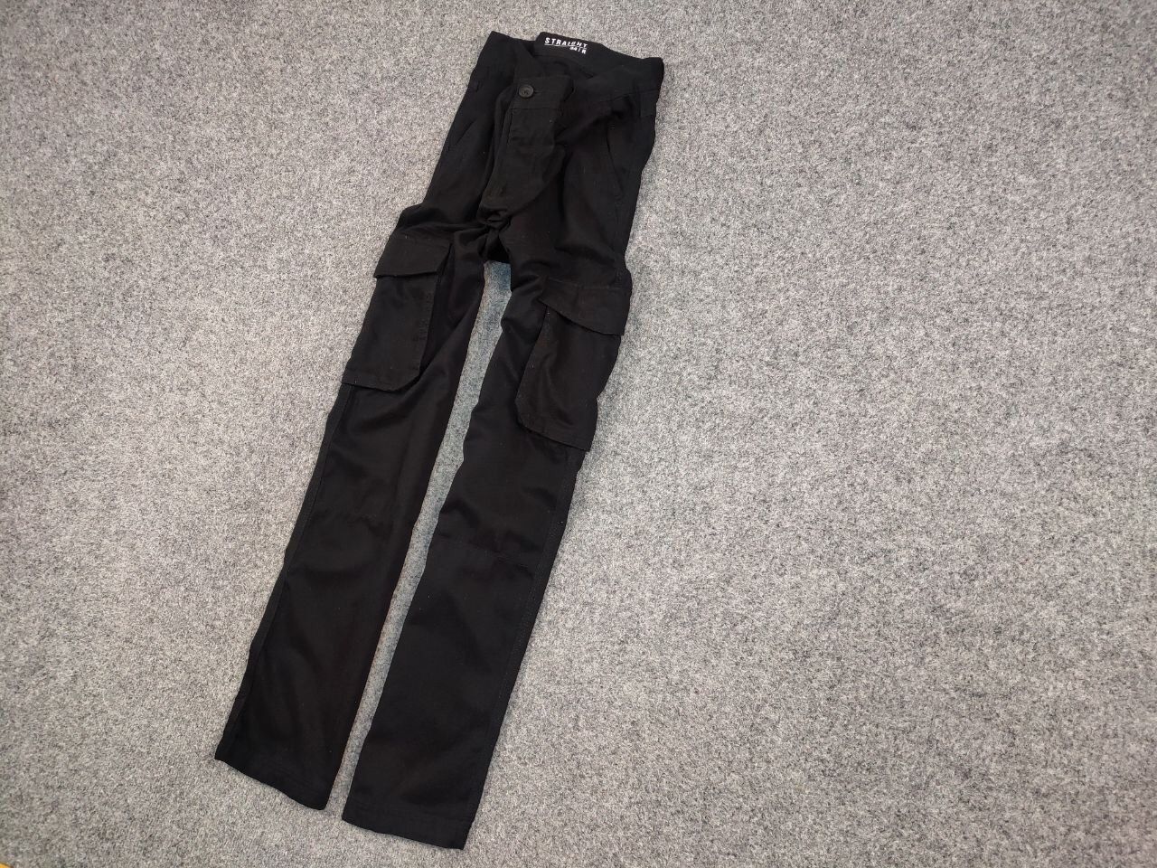 Japanese Brand Vintage Japan style Black Cargo Straight Fit Pants Y2K Size US 34 / EU 50 - 3 Thumbnail
