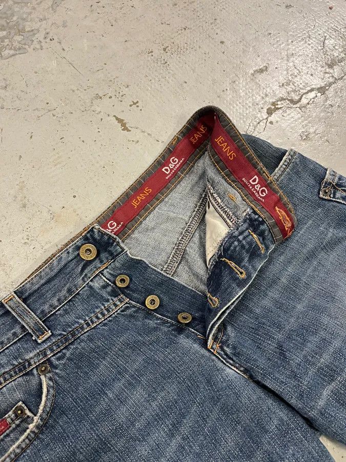 Dolce & Gabbana AW2003 Dolce & Gabbana Blue Cargo Jeans Size US 31 - 11 Thumbnail