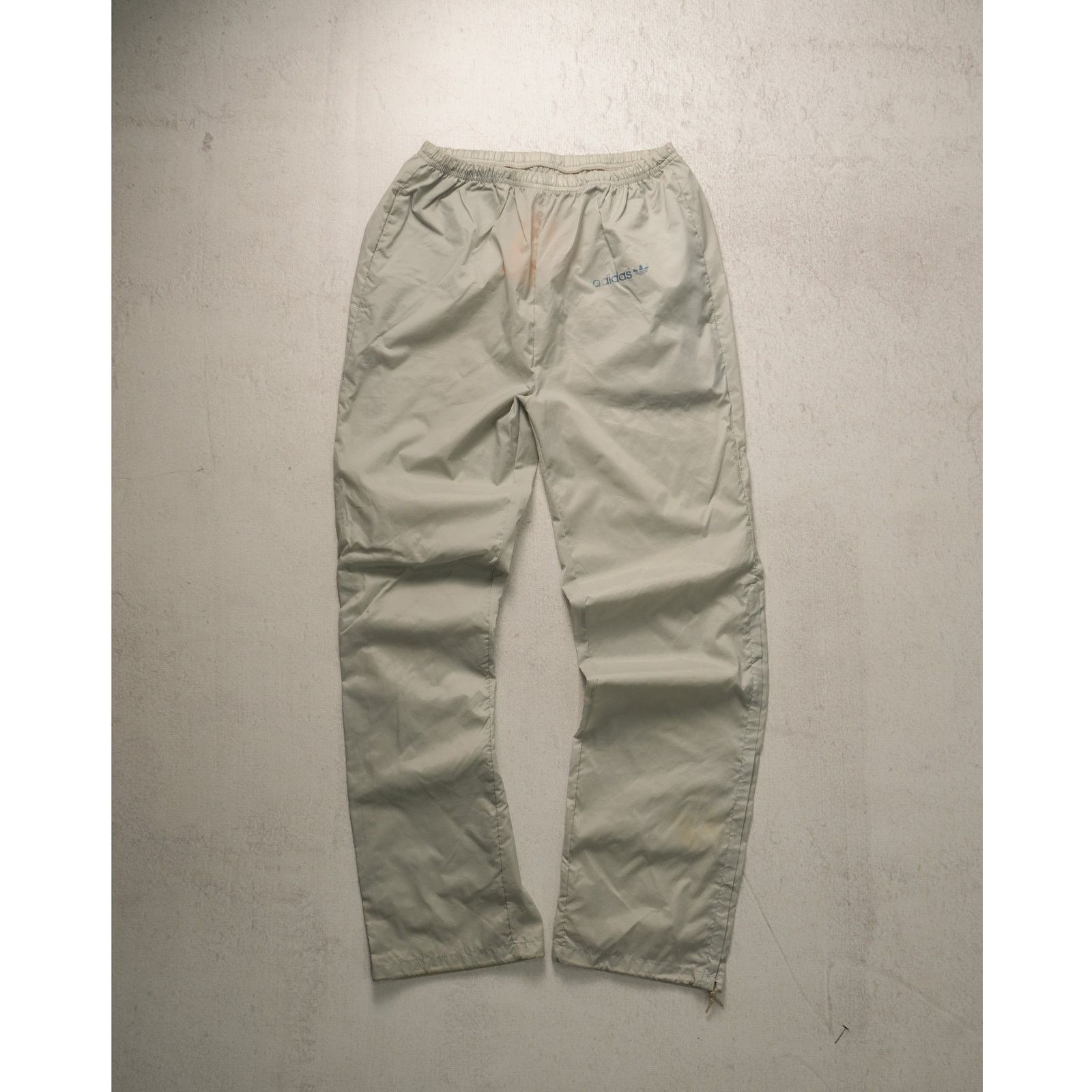 Adidas Vintage 90s Adidas Grey Pre-owned Track Pants - Womens Large Size 30" / US 8 / IT 44 - 1 Thumbnail