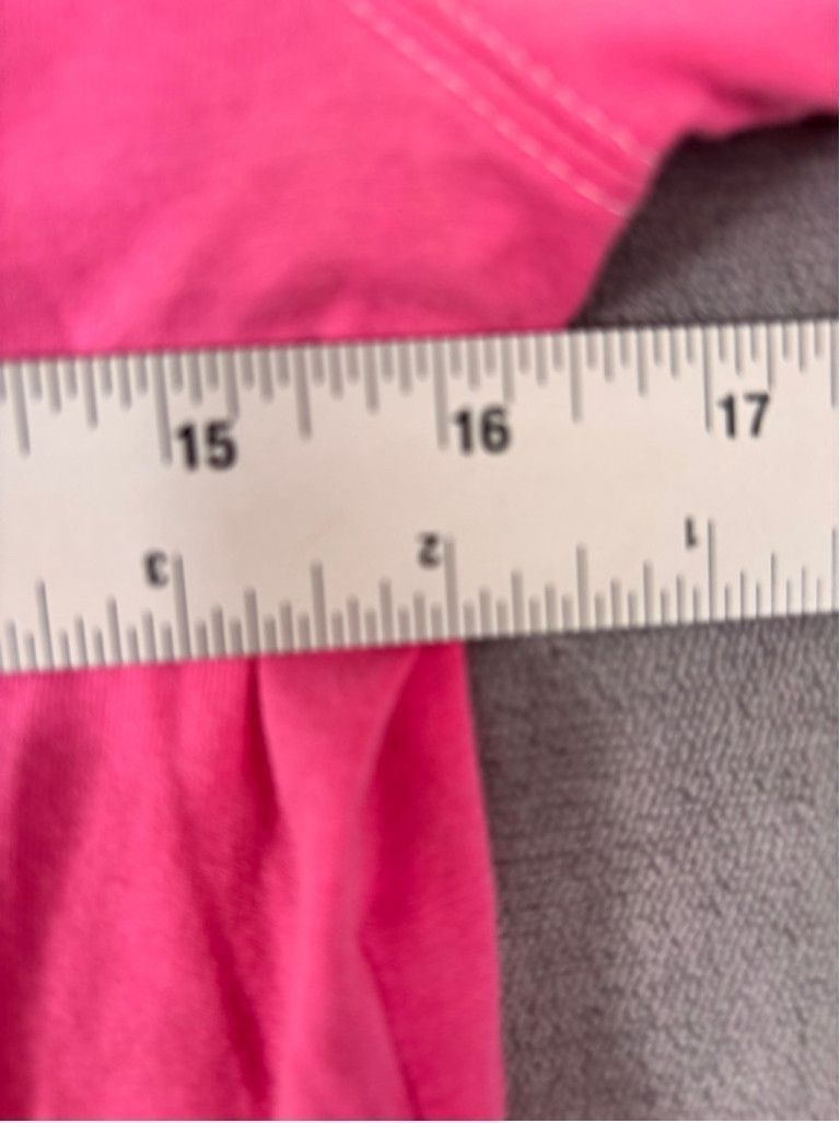 Pink Women's PINK V-neck T-Shirt, Size M, Pink Size L / US 10 / IT 46 - 4 Thumbnail