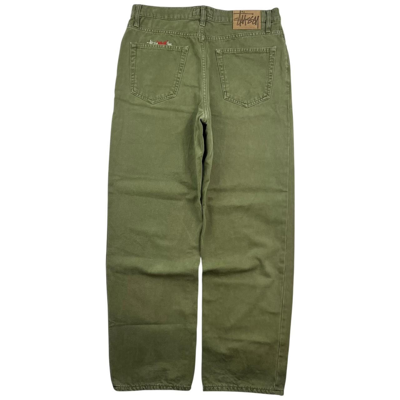 Stussy Green Stussy BIG OL Jeans - Waist: 33” Size US 33 - 1 Thumbnail