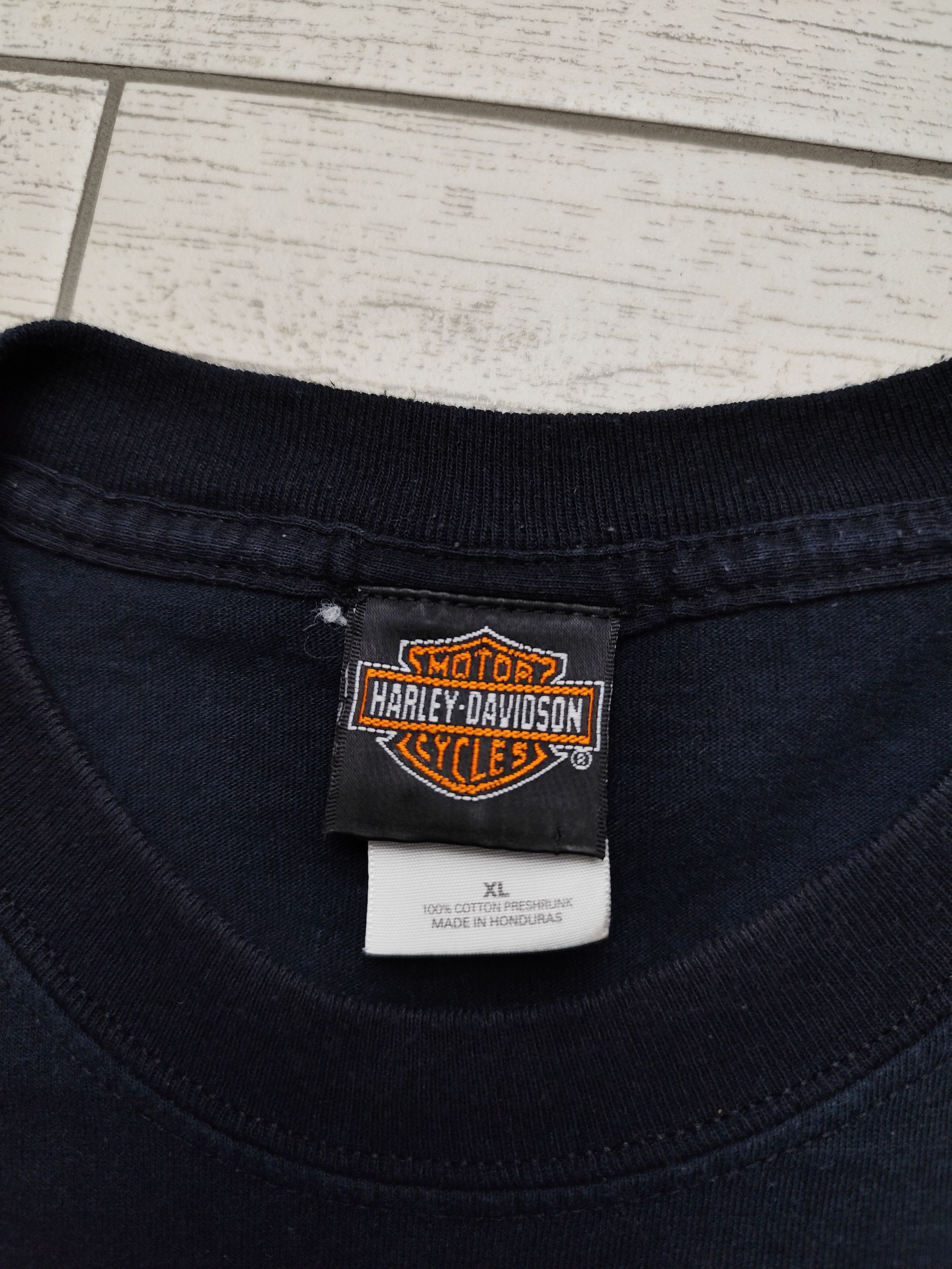 Harley Davidson × Vintage Vintage streetwear racing Harley Davidson T Shirt Size US XL / EU 56 / 4 - 4 Thumbnail