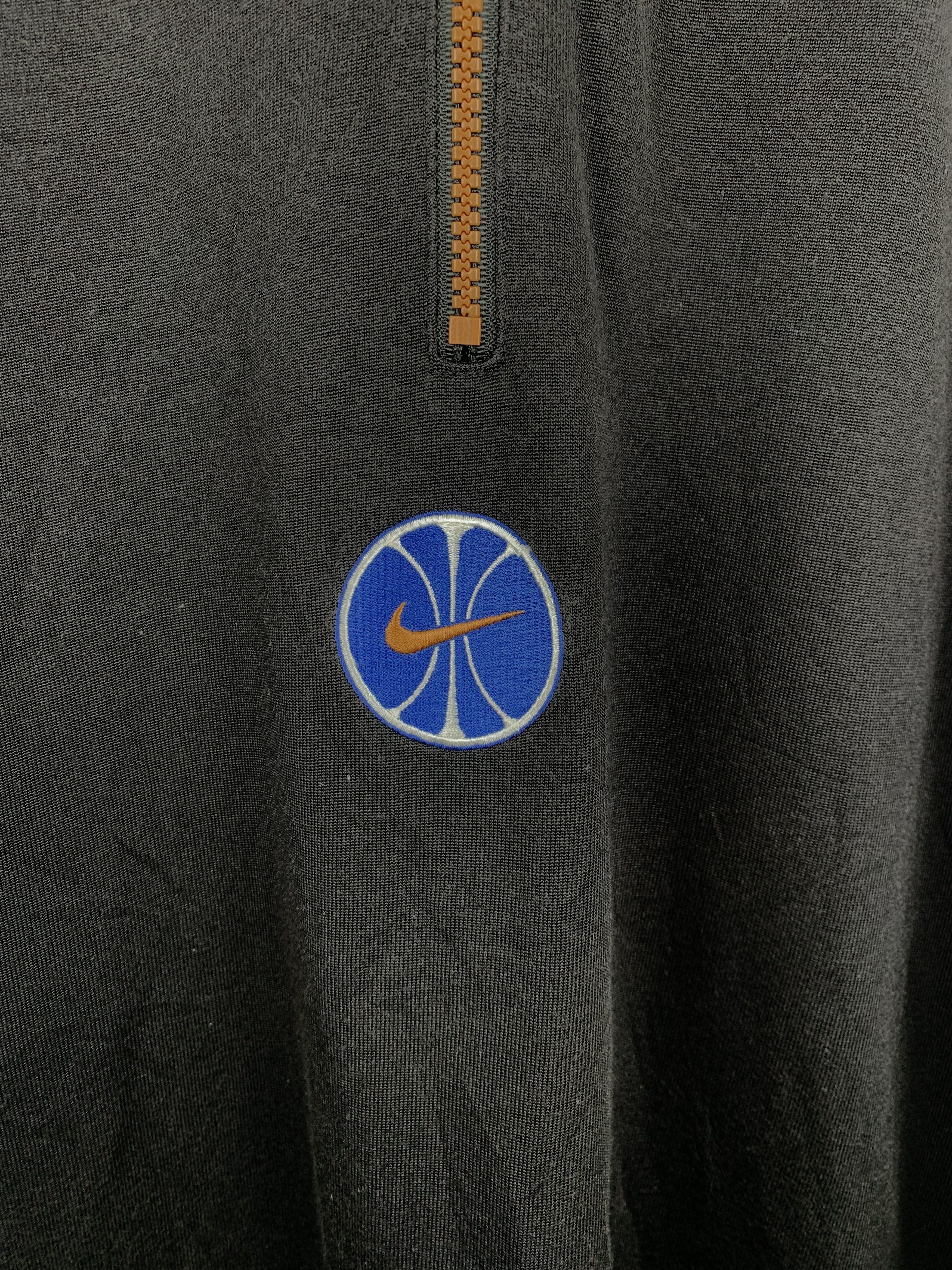 Vintage Vintage 90s Nike Swoosh Half Zipper Tee TA0106 Size US L / EU 52-54 / 3 - 9 Thumbnail