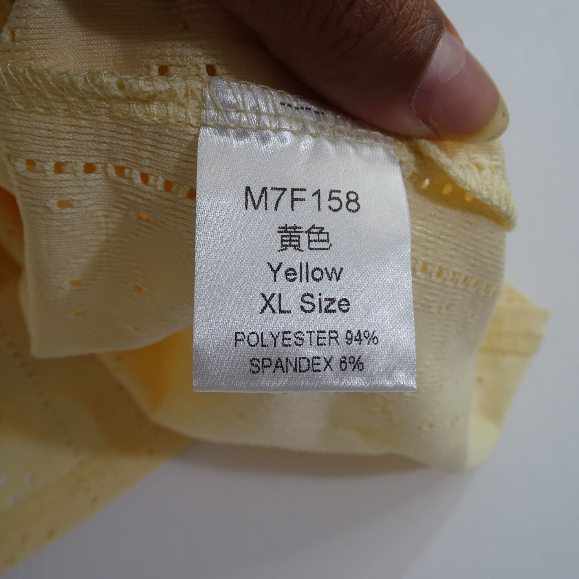 Other Yellow Sleeveless Eyelet Muscle Tank Top See Thru Size XL Size XL / US 12-14 / IT 48-50 - 5 Thumbnail