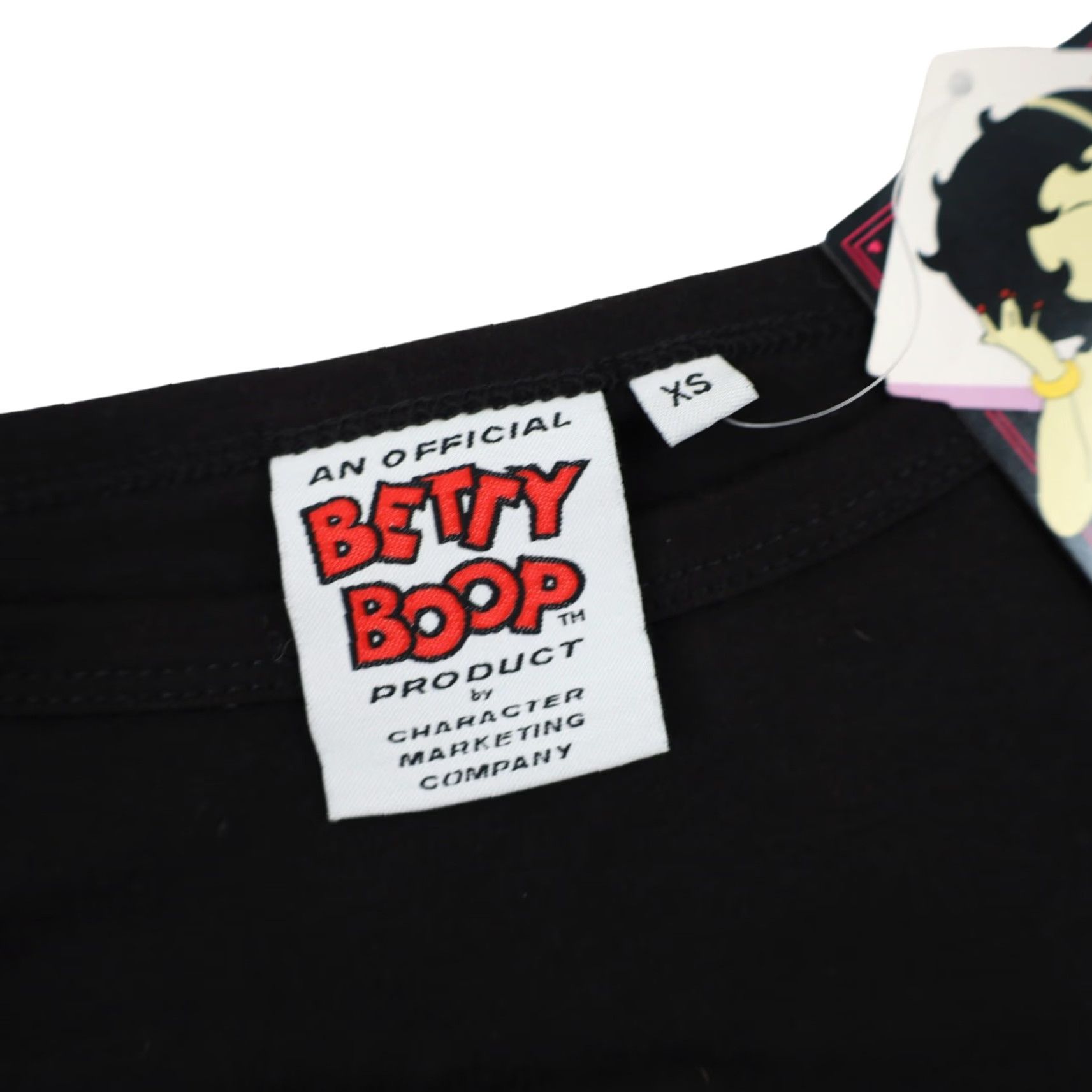 Vintage VINTAGE Betty Boop Womens XS Embroidered Motorcycle Rhinestone T Shirt Size XS / US 0-2 / IT 36-38 - 4 Thumbnail