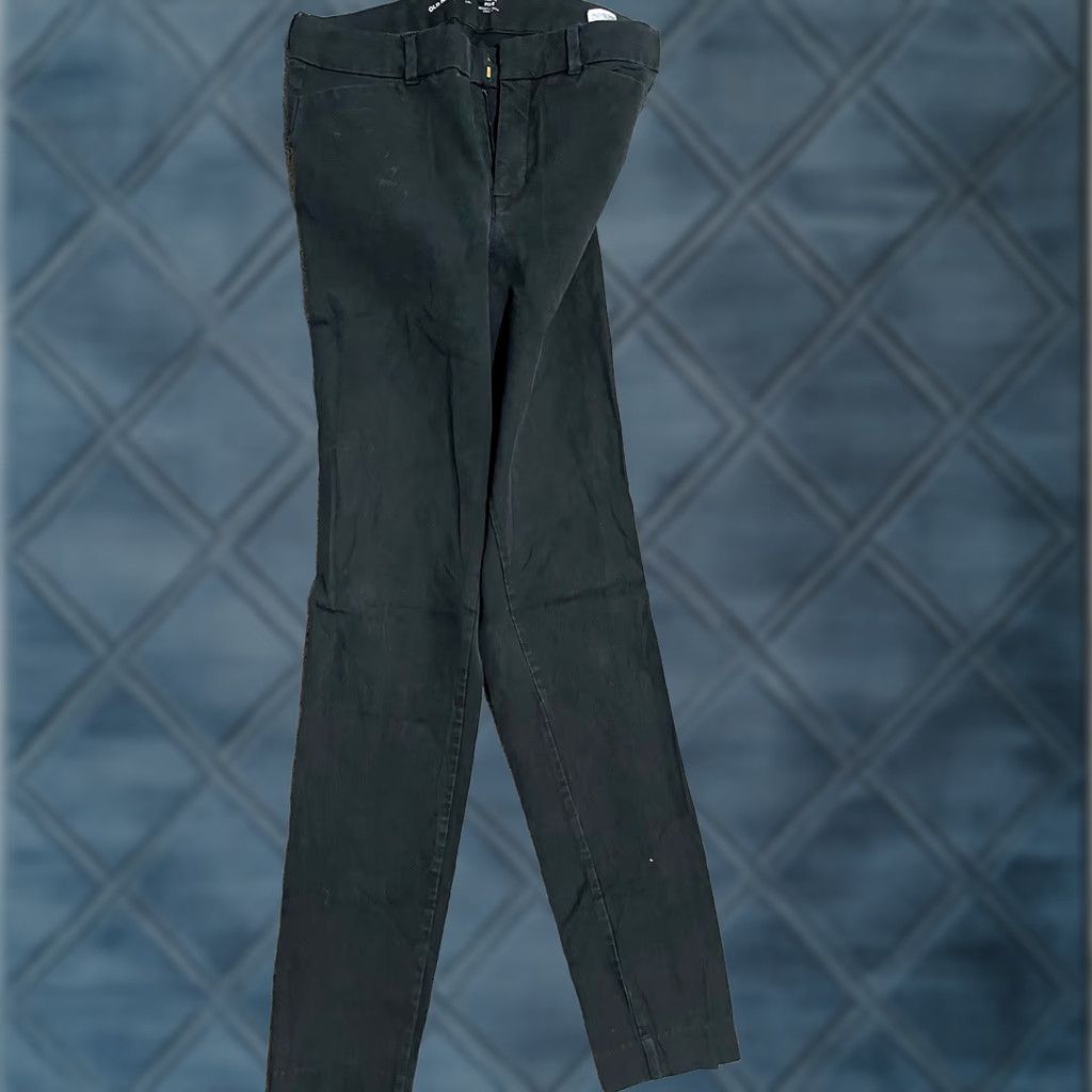 Old Navy Old Navy Black Pixie Skinny High-Rise Ankle Pants Women 8 Tall Solid Slim Crochet? No. Size 30" / US 8 / IT 44 - 1 Thumbnail