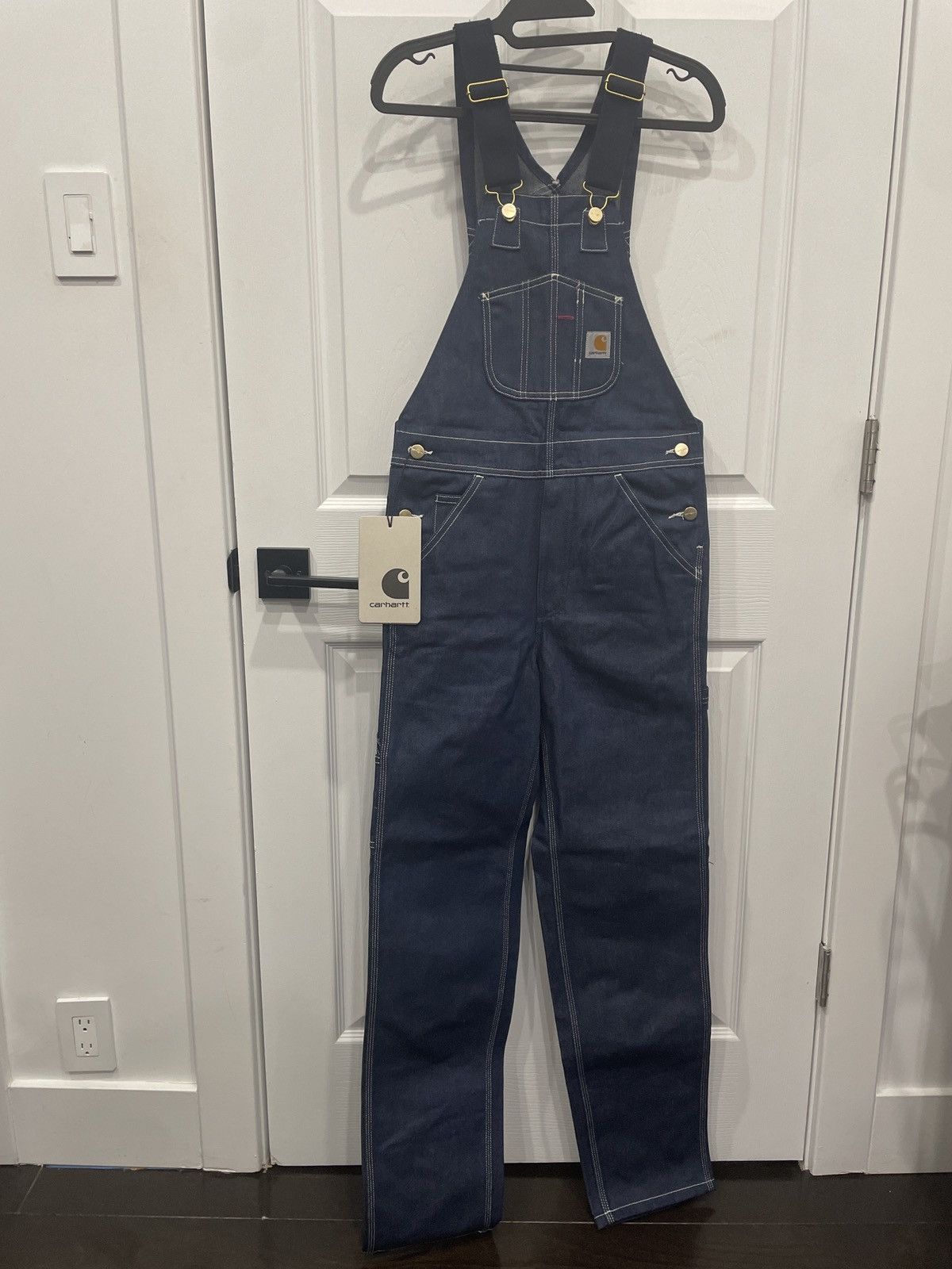 Carhartt Wip Bib Overall - Denim | Blue (rigid) Size US 26 / EU 42 - 3 Thumbnail