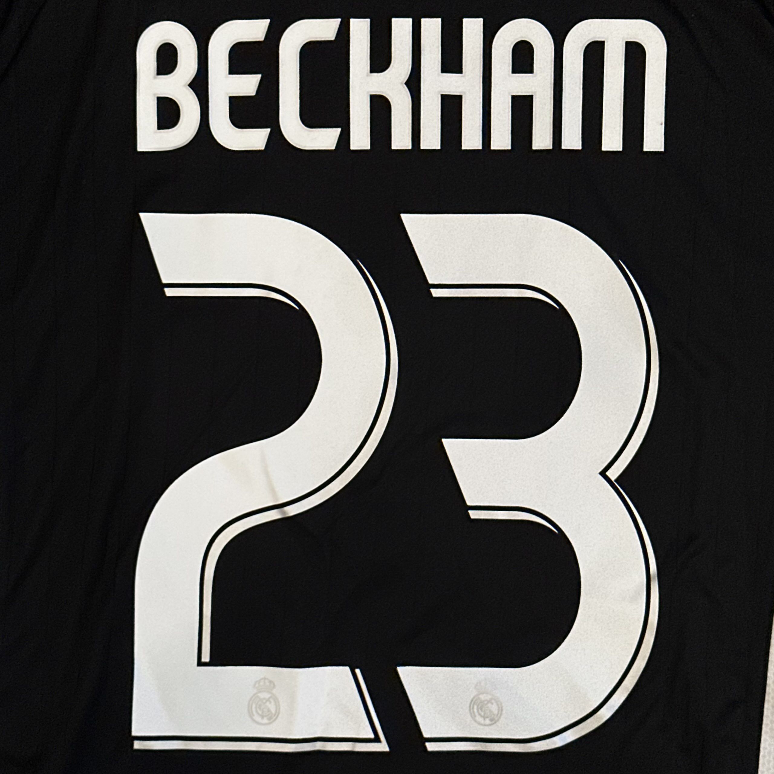 Adidas David Beckham Real Madrid Jersey Size L UCL Patches Size US L / EU 52-54 / 3 - 6 Thumbnail